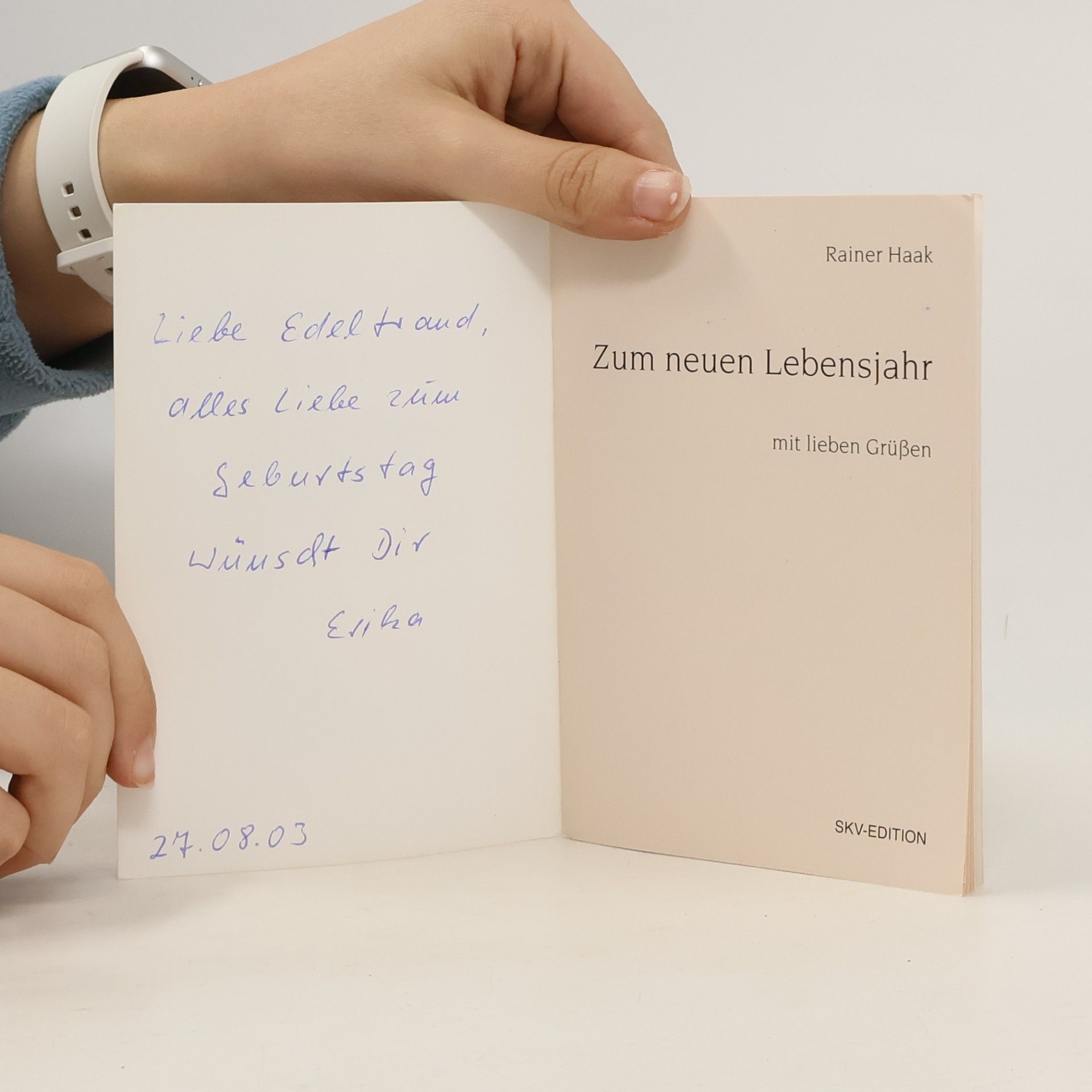 Rainer Haak Zum neuen Lebensjahr
