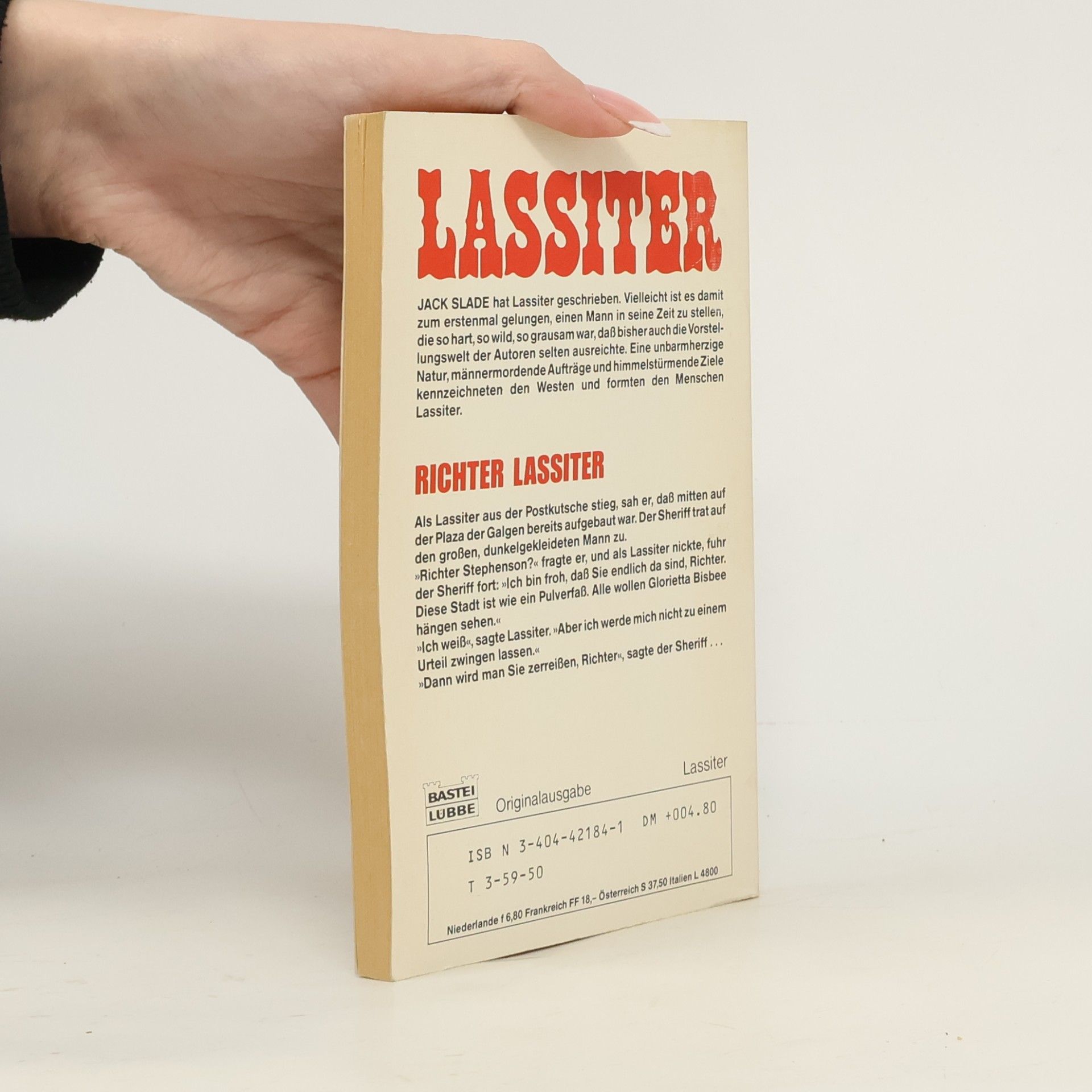 Jack Slade Richter Lassiter 480