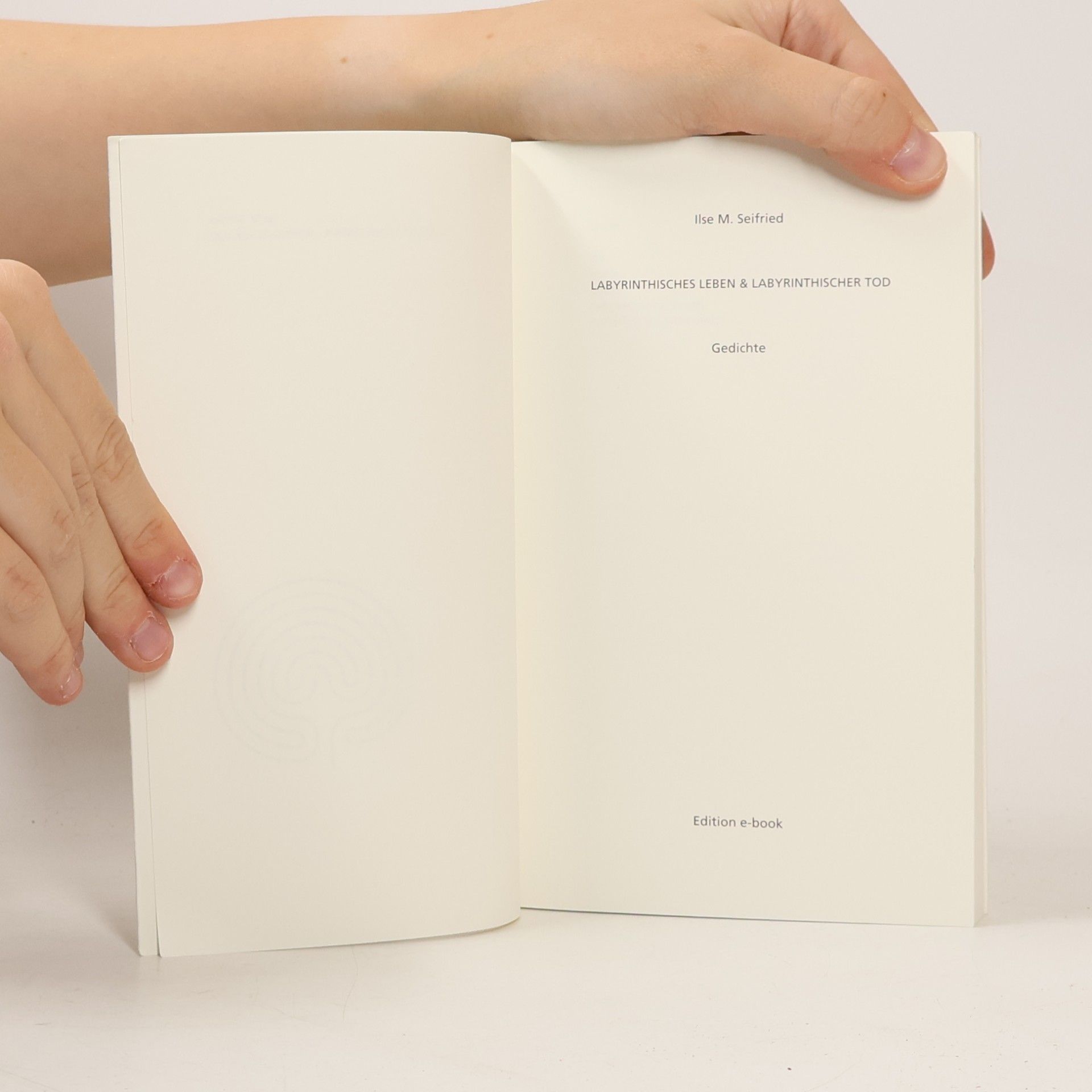 Ilse M. Seifried Labyrinthisches lLeben & labyrinthischer Tod