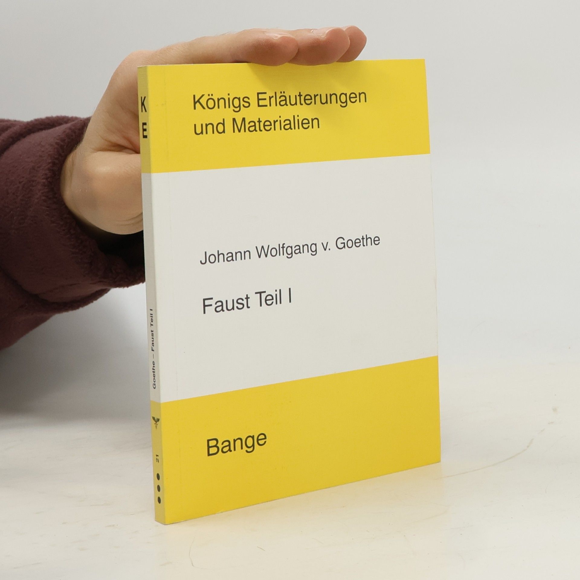 Erläuterungen zu Johann Wolfgang von Goethe, Faust Teil I