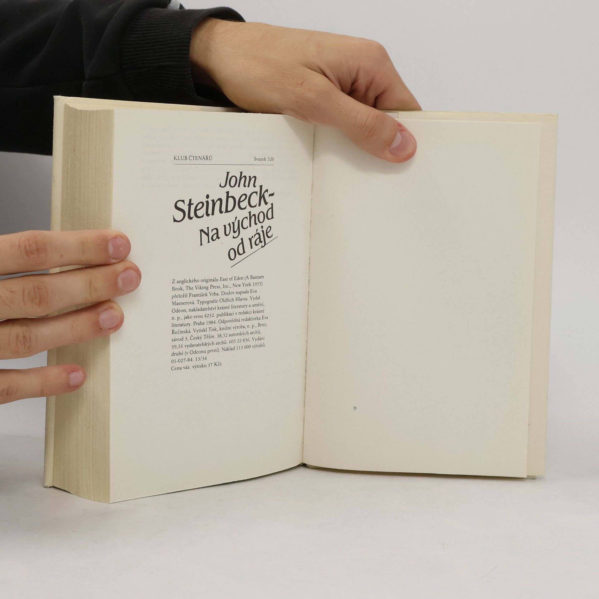 John Steinbeck Na východ od ráje