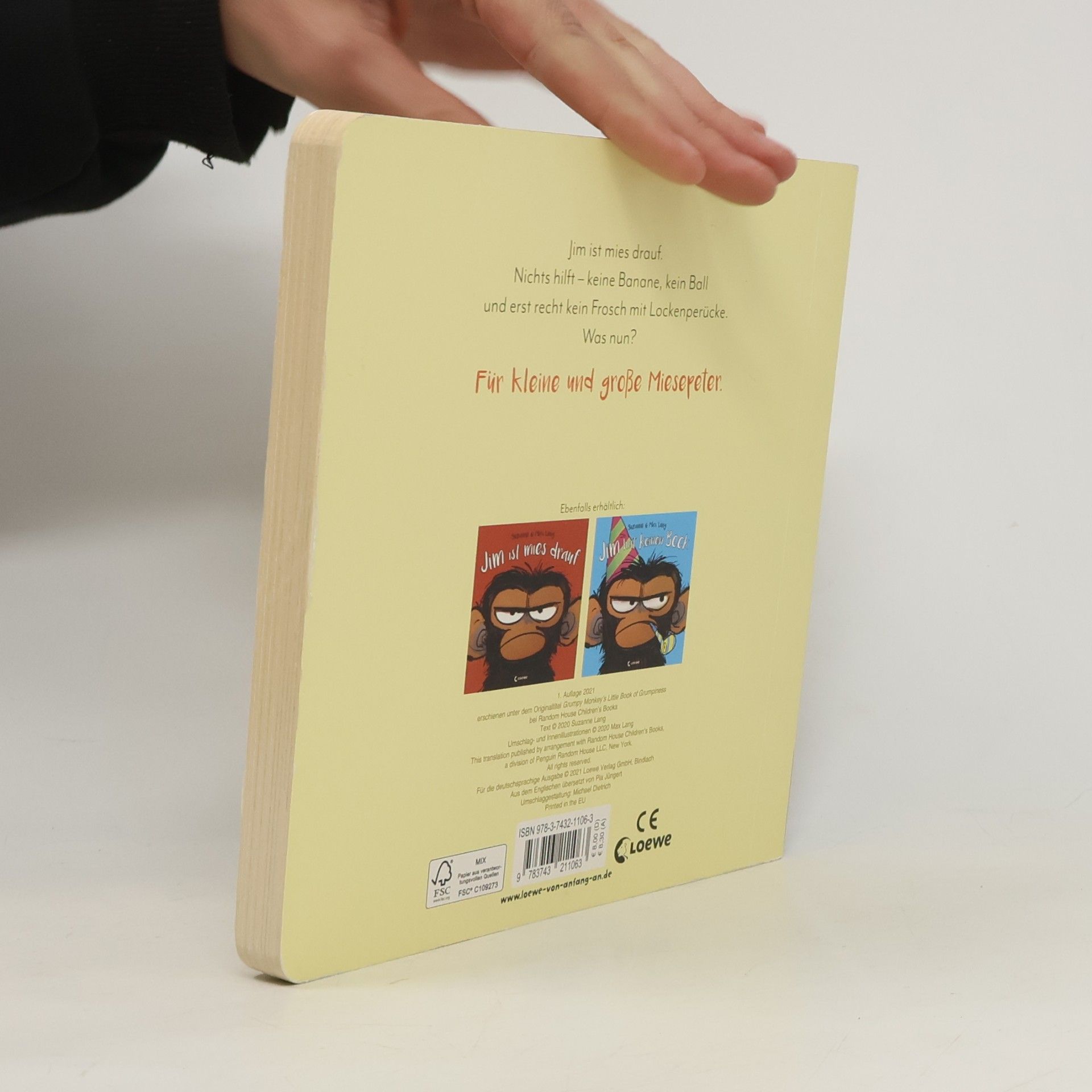 Susanne Lang Jims kleines Buch der miesen Laune