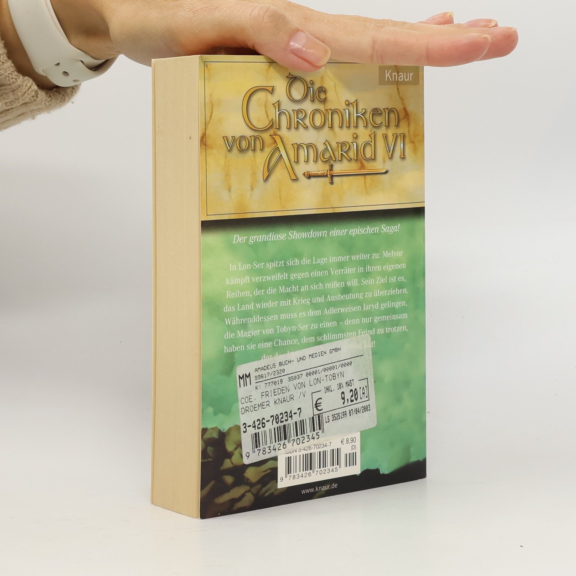 David B. Coe Die Chroniken von Amarid. Bd.6. Der Friede von Lon-Tobyn