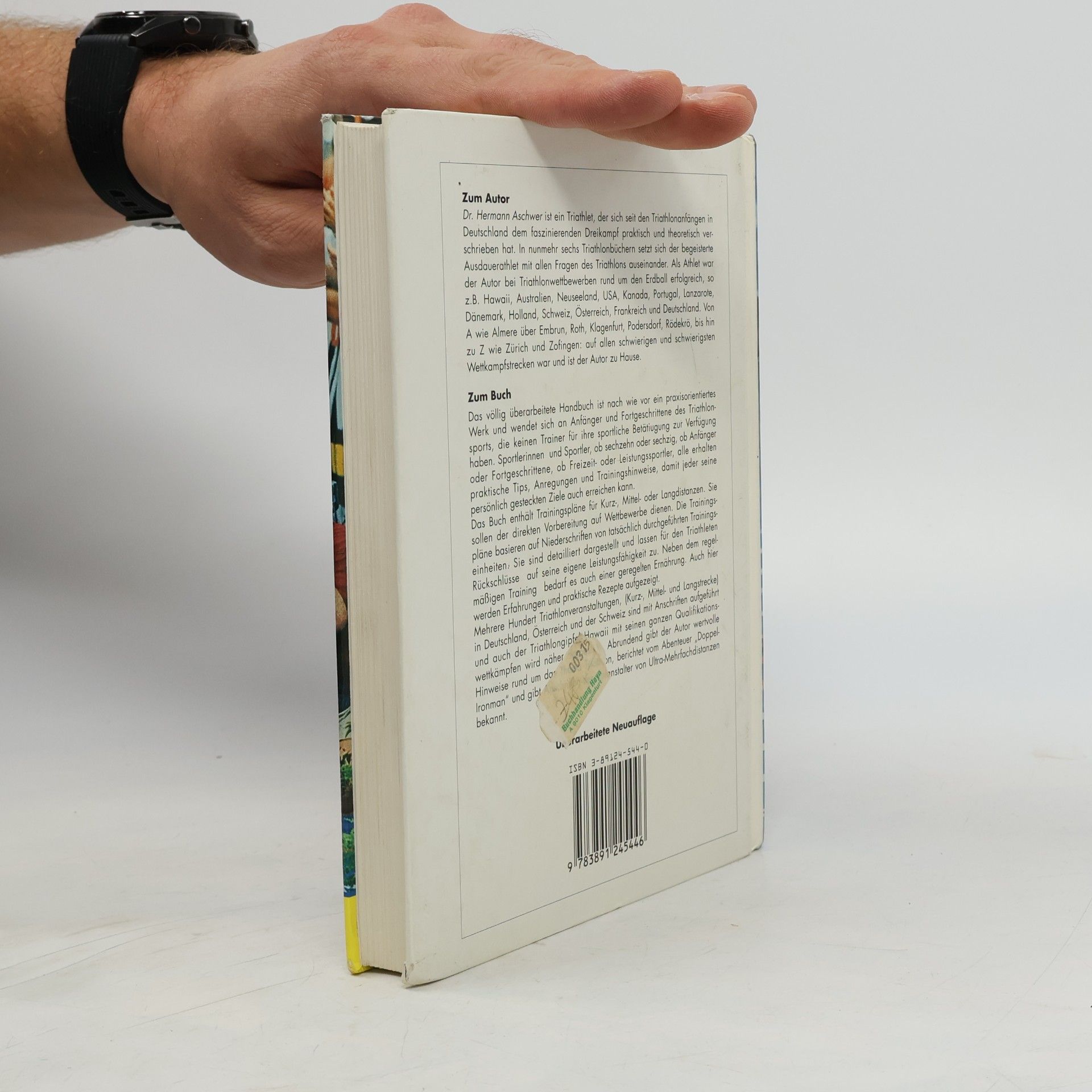 Hermann Aschwer Handbuch für Triathlon