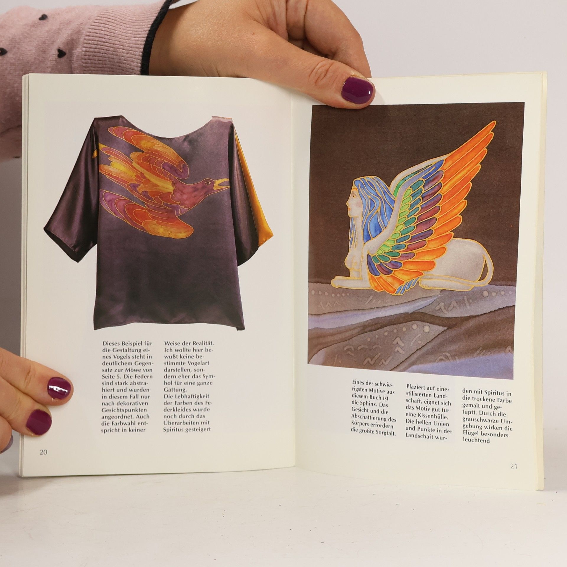 Astrid Keller Seidenmalerei Tiermotive