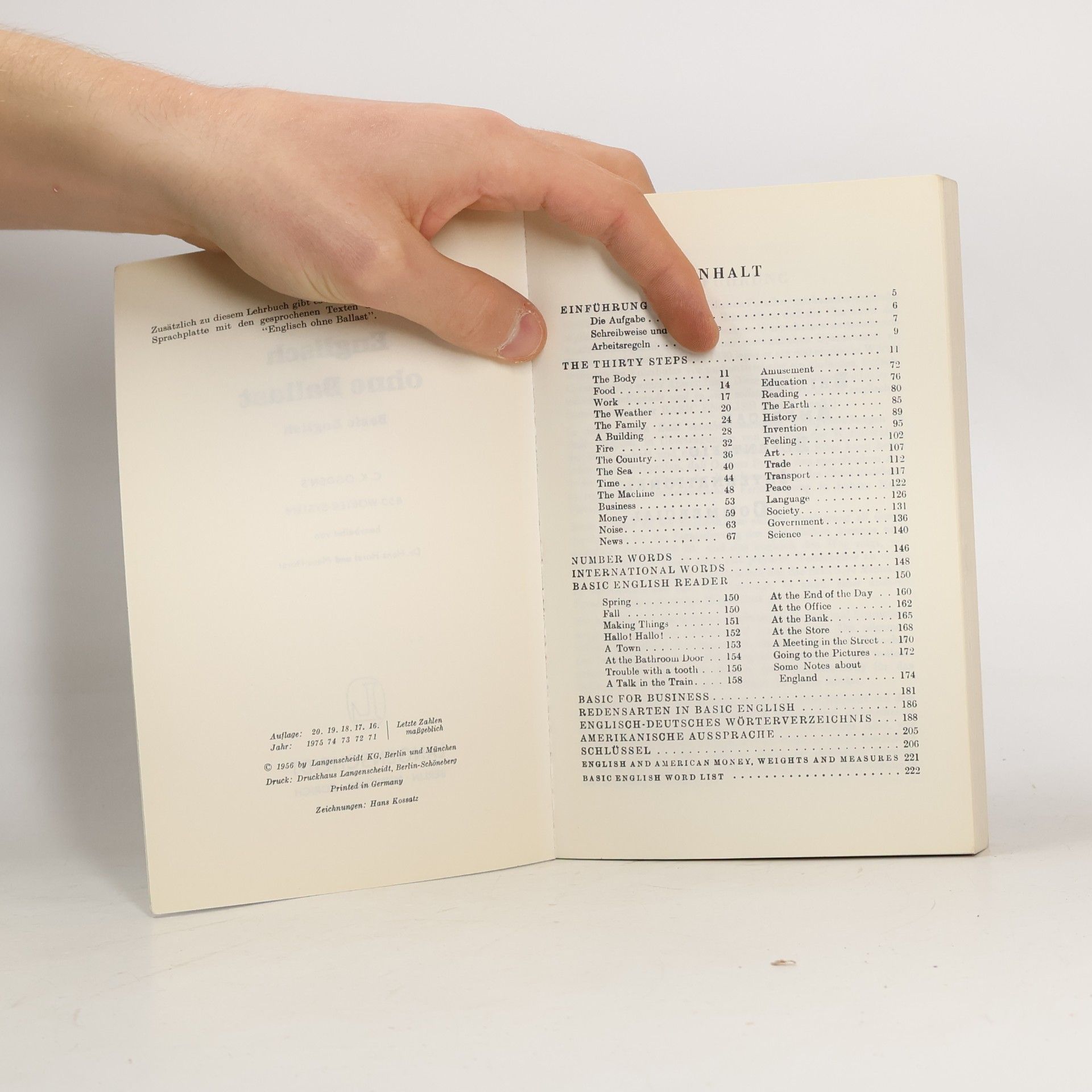 Hans Ewald Kossatz Englisch ohne Ballast : basic English
