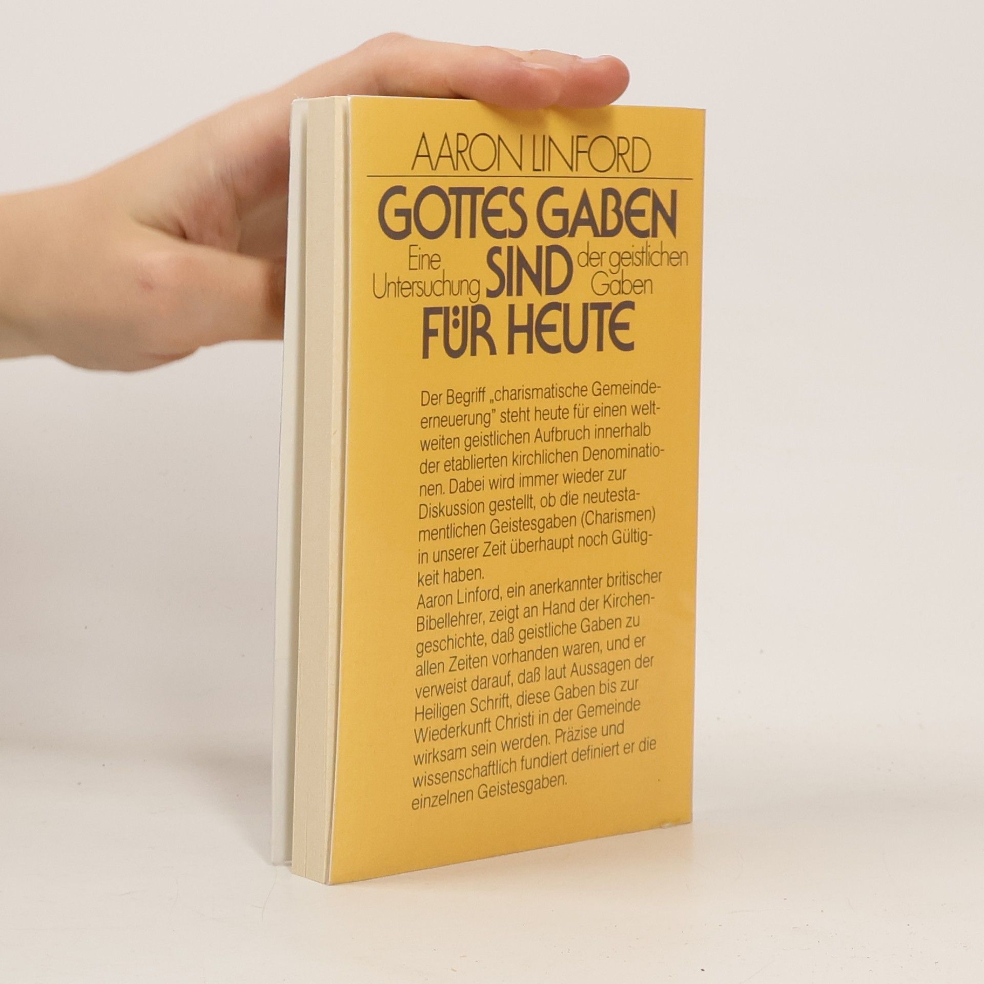 Aaron Linford Gottes Gaben sind für heute