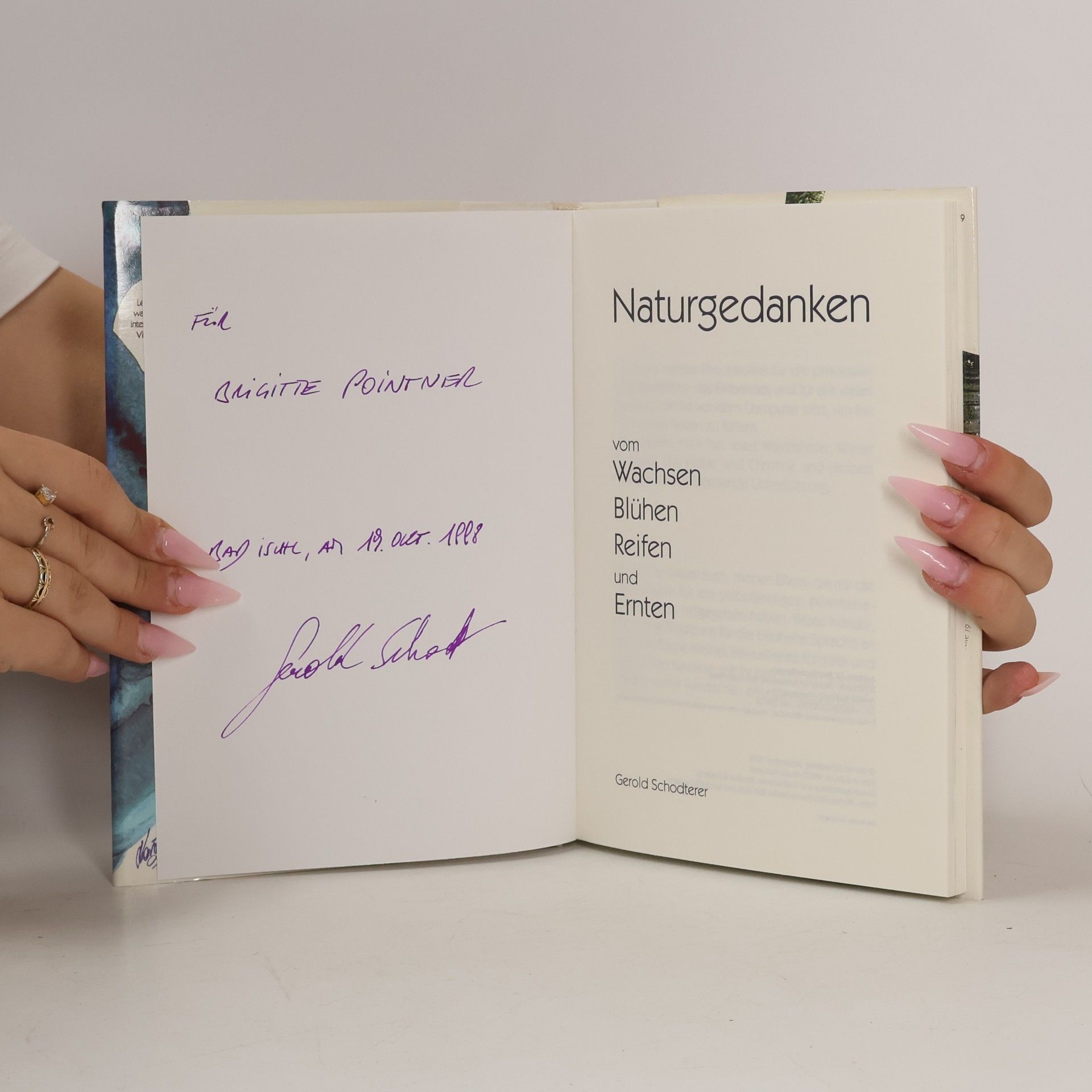 Gerold Schodterer Naturgedanken