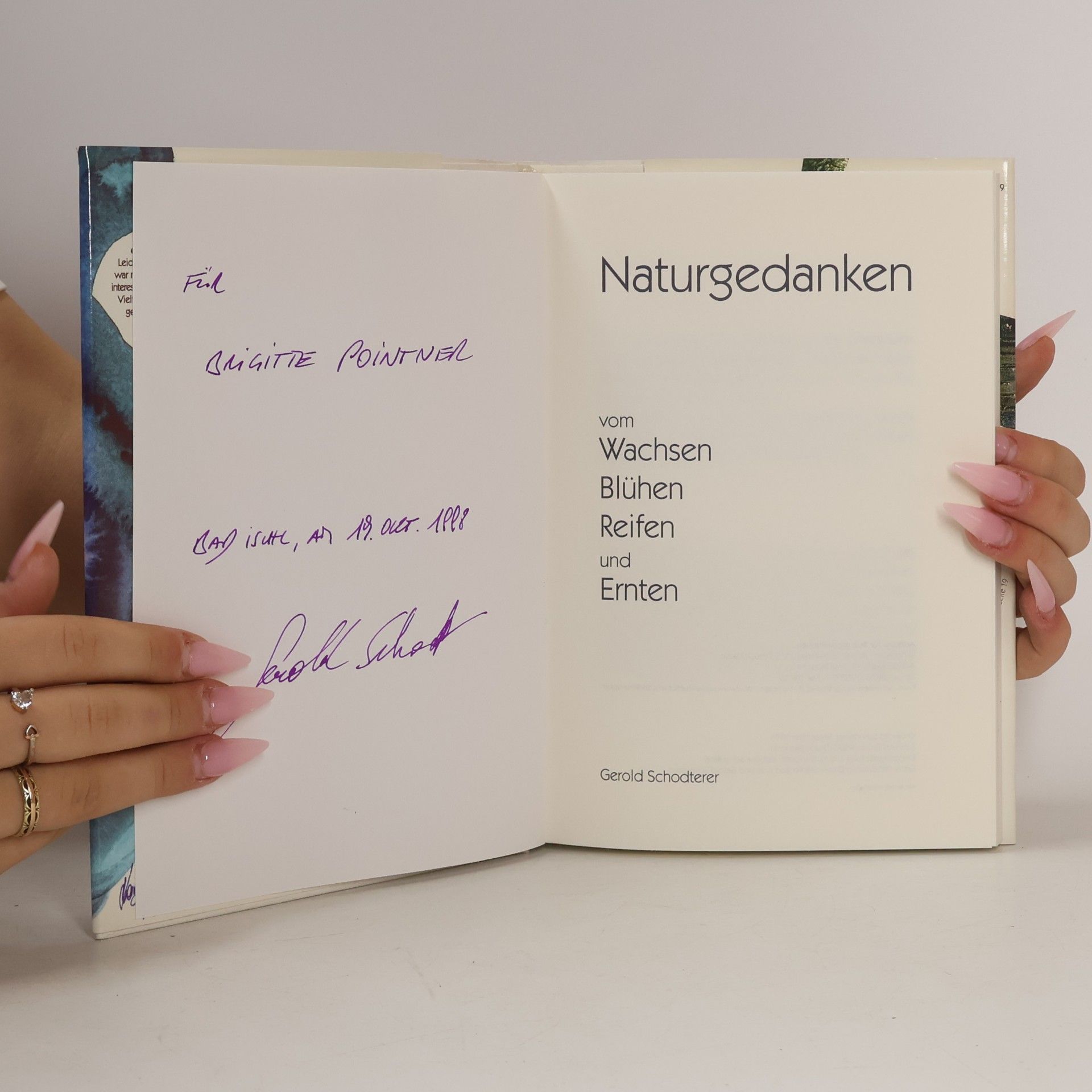 Gerold Schodterer Naturgedanken