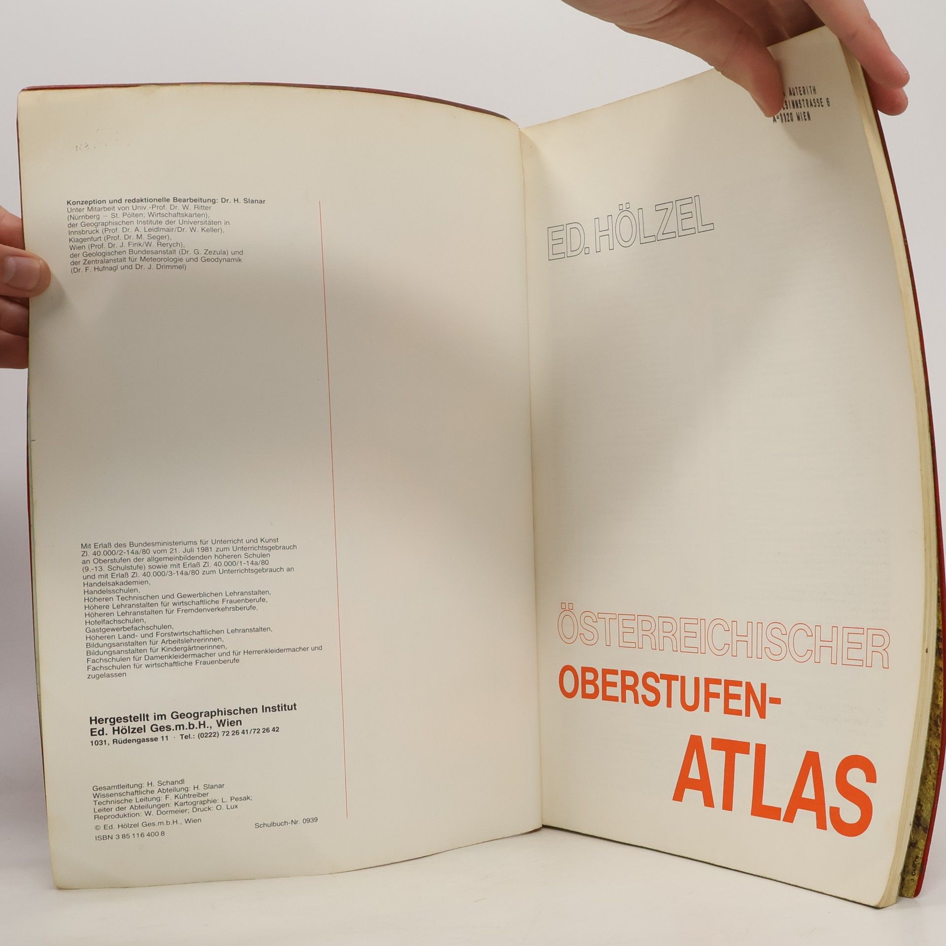 kolektiv Österreichischer Oberstufen-Atlas