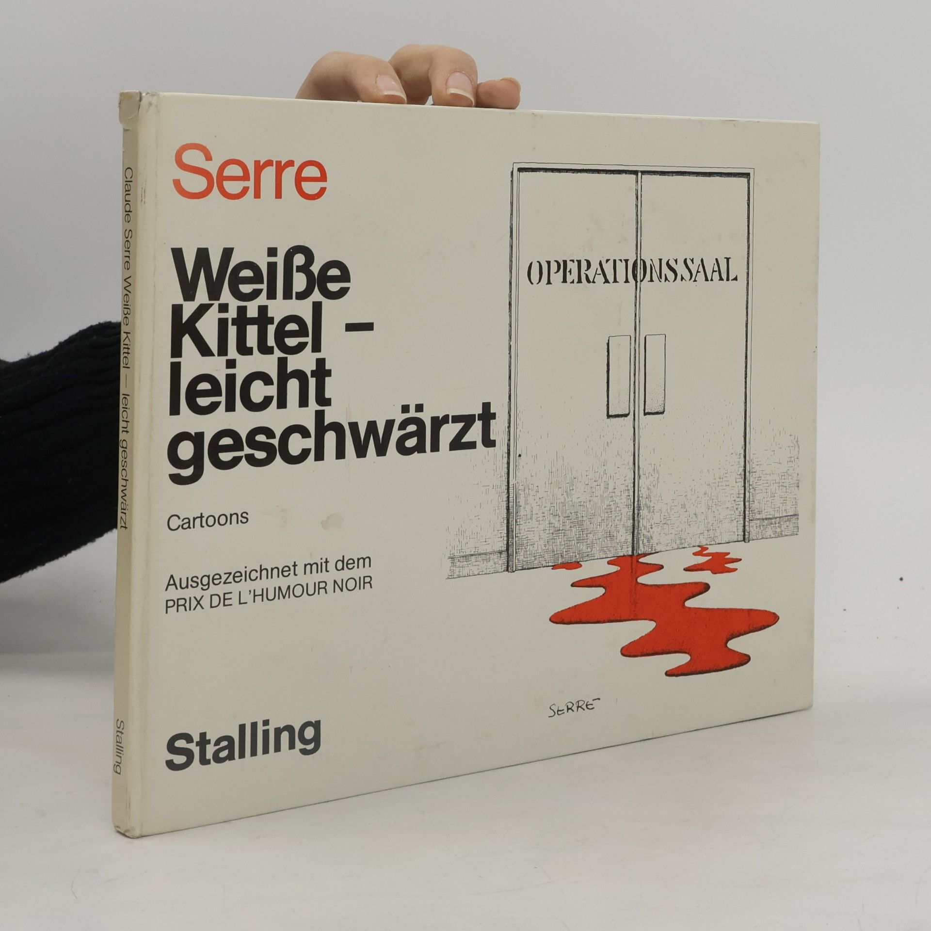 Weisse Kittel, leicht geschwärzt