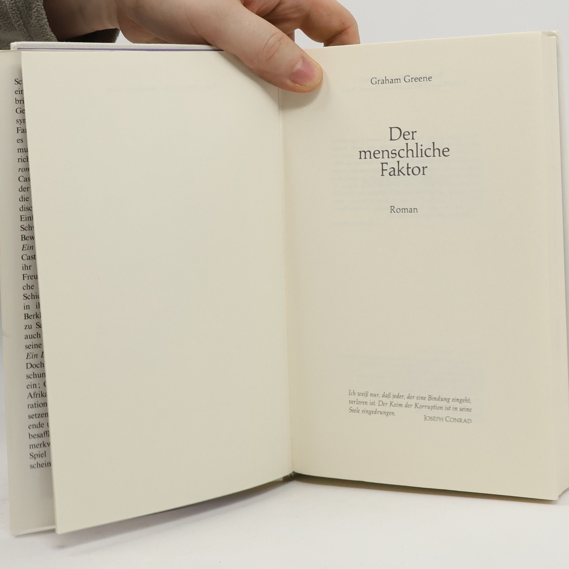 Graham Greene Der menschliche Faktor