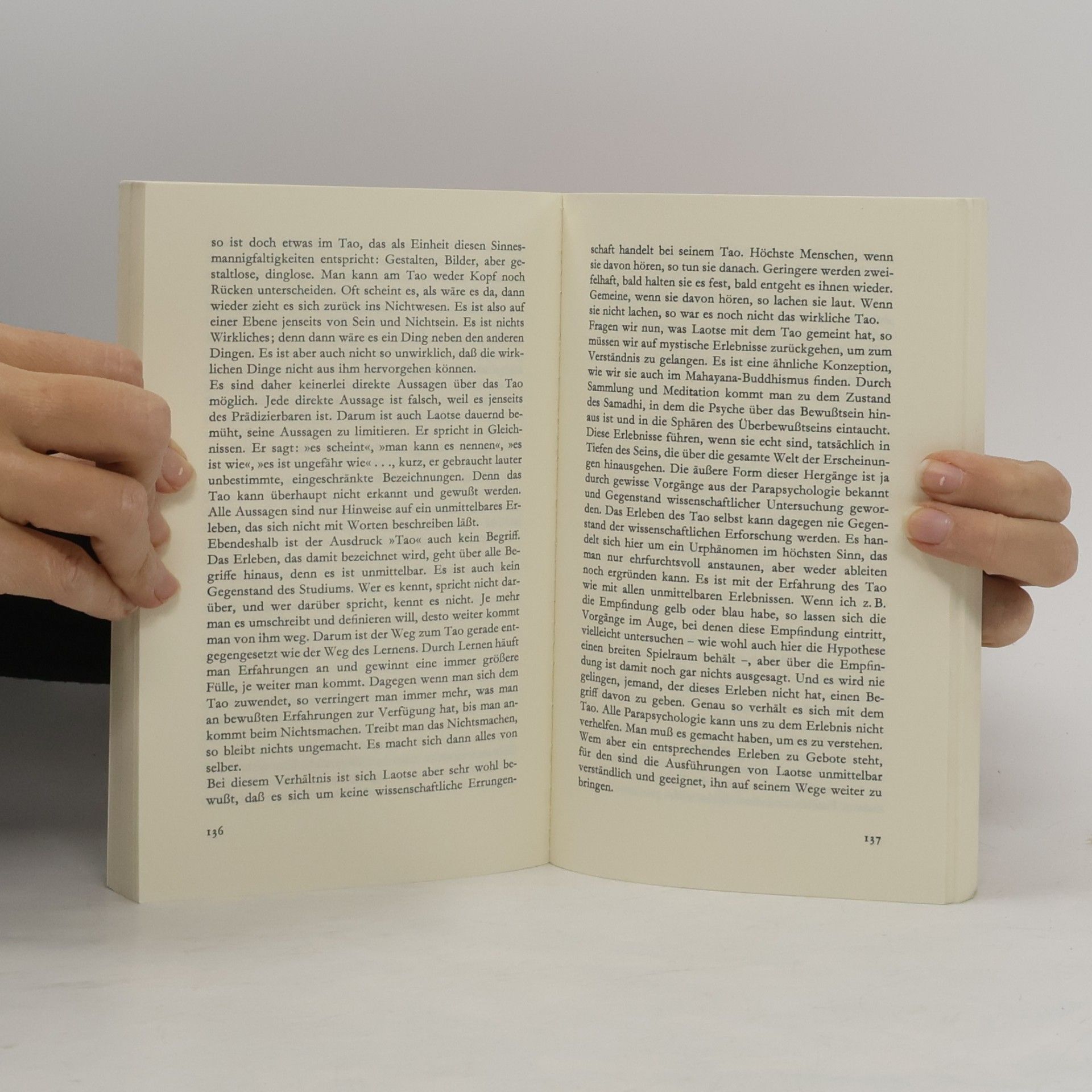Richard Wilhelm Laotse Tao te king: Texte und Kommentar