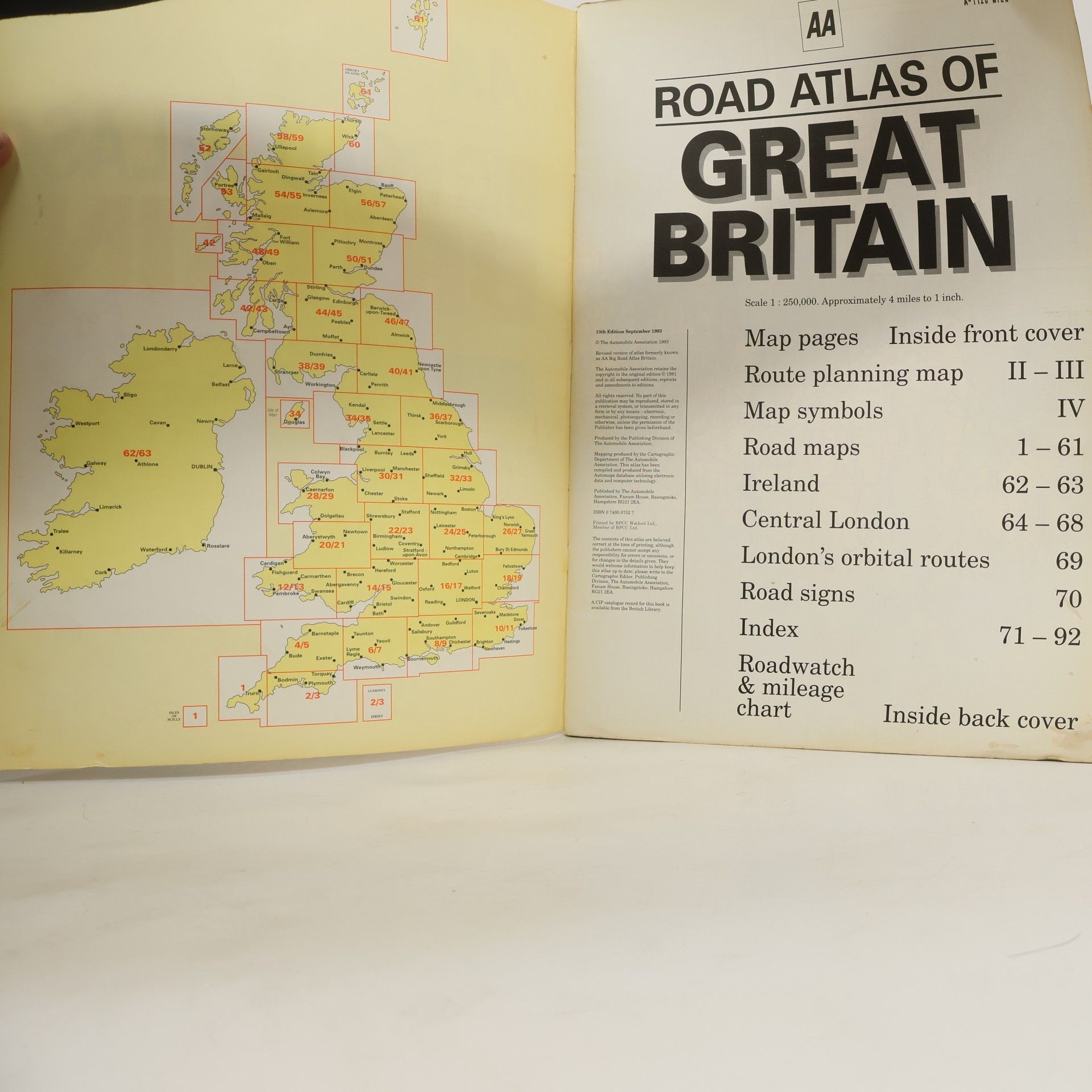 kolektiv AA Road Atlas of Great Britain
