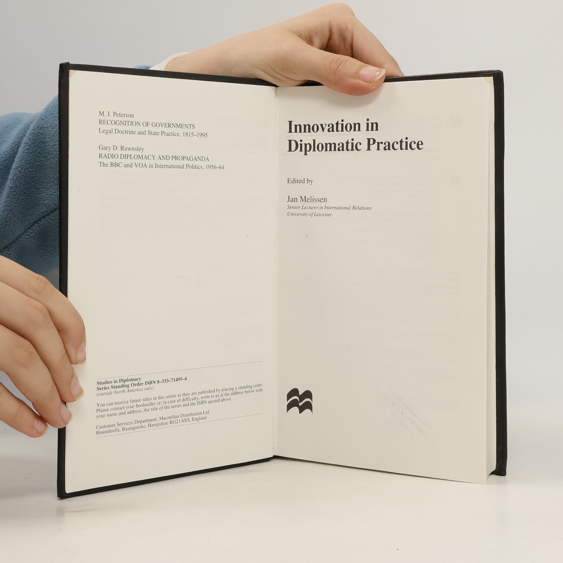 A. Nuri Yurdusev Innovation in Diplomatic Practice