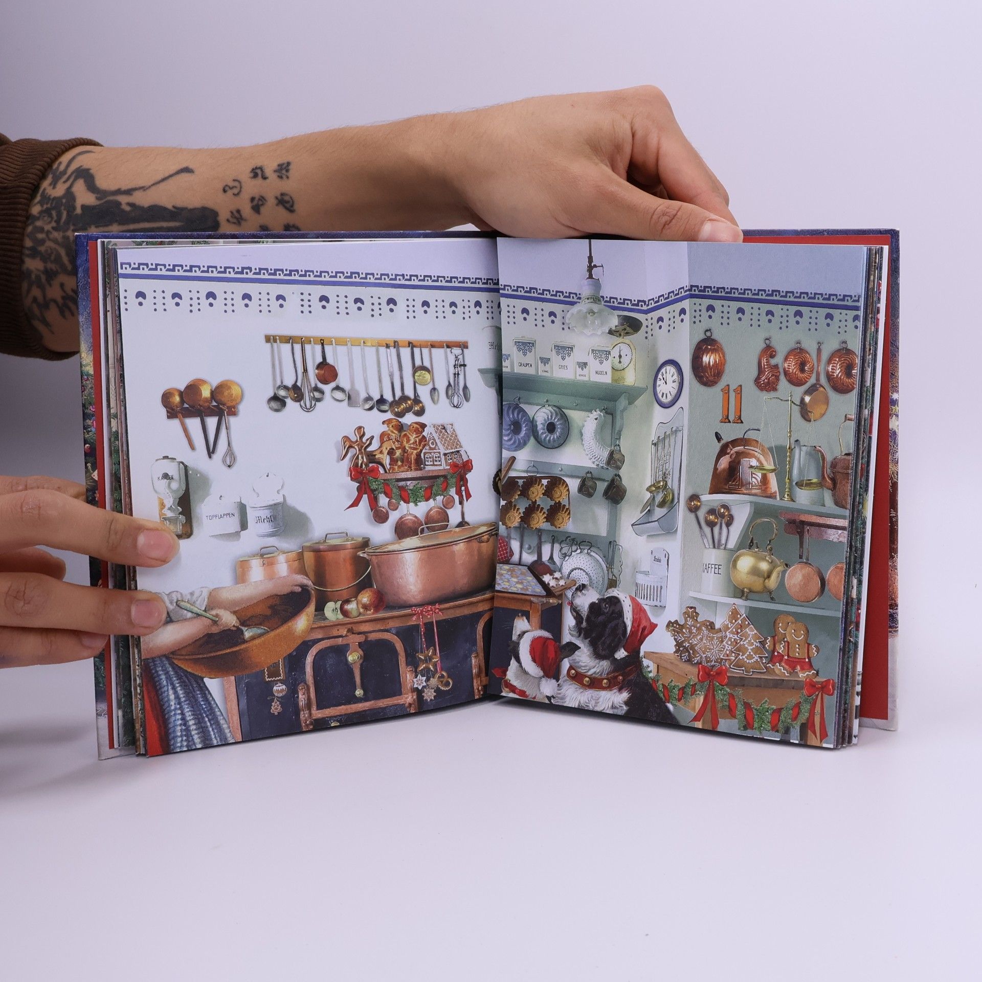 Gitta Edelmann Wenn Jingle bellt. Eine romantische Weihnachtsgeschichte in 24 Kapiteln Adventskalenderbuch mit Ausklappseiten