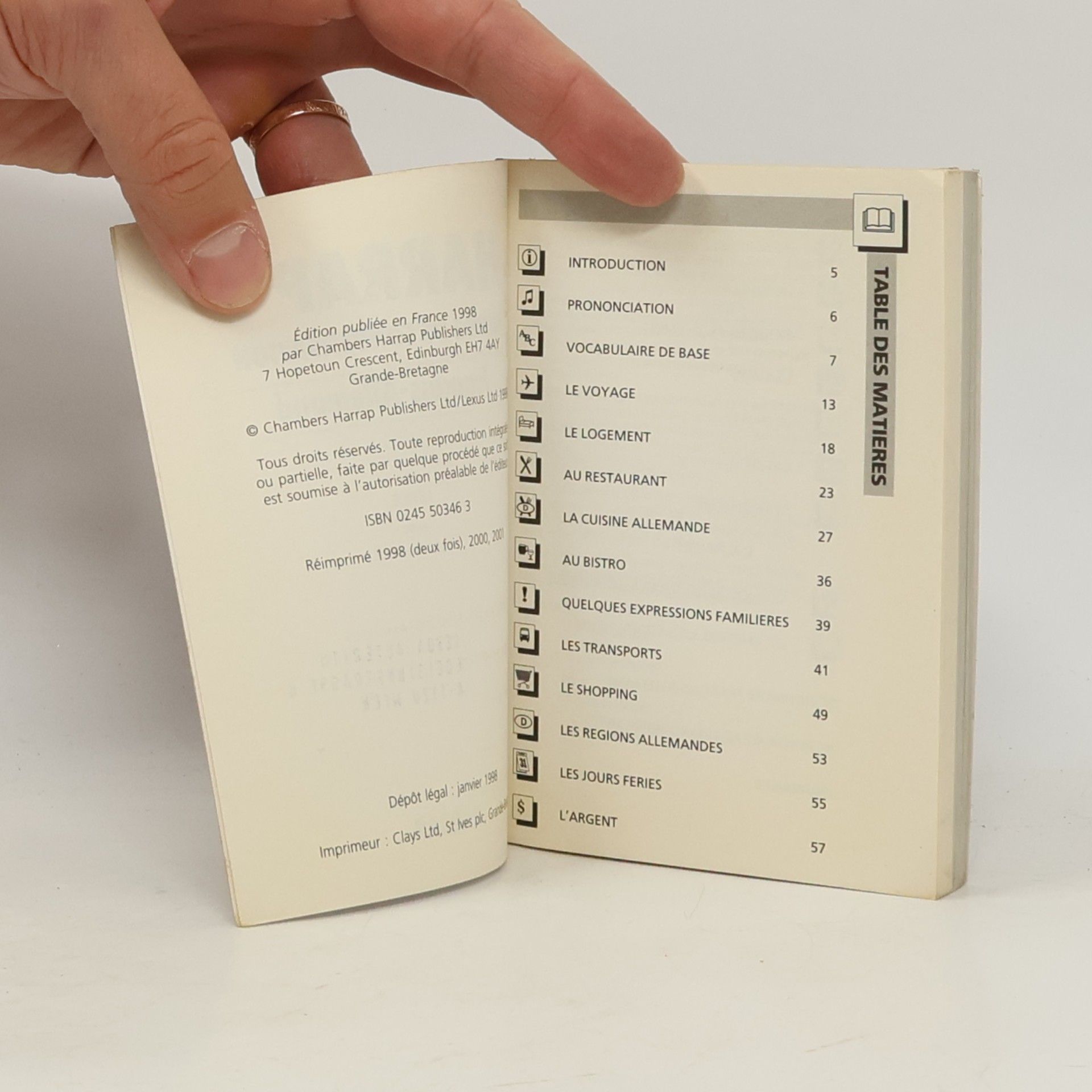 Ewald Osers Harrap's Guide de Conversation
