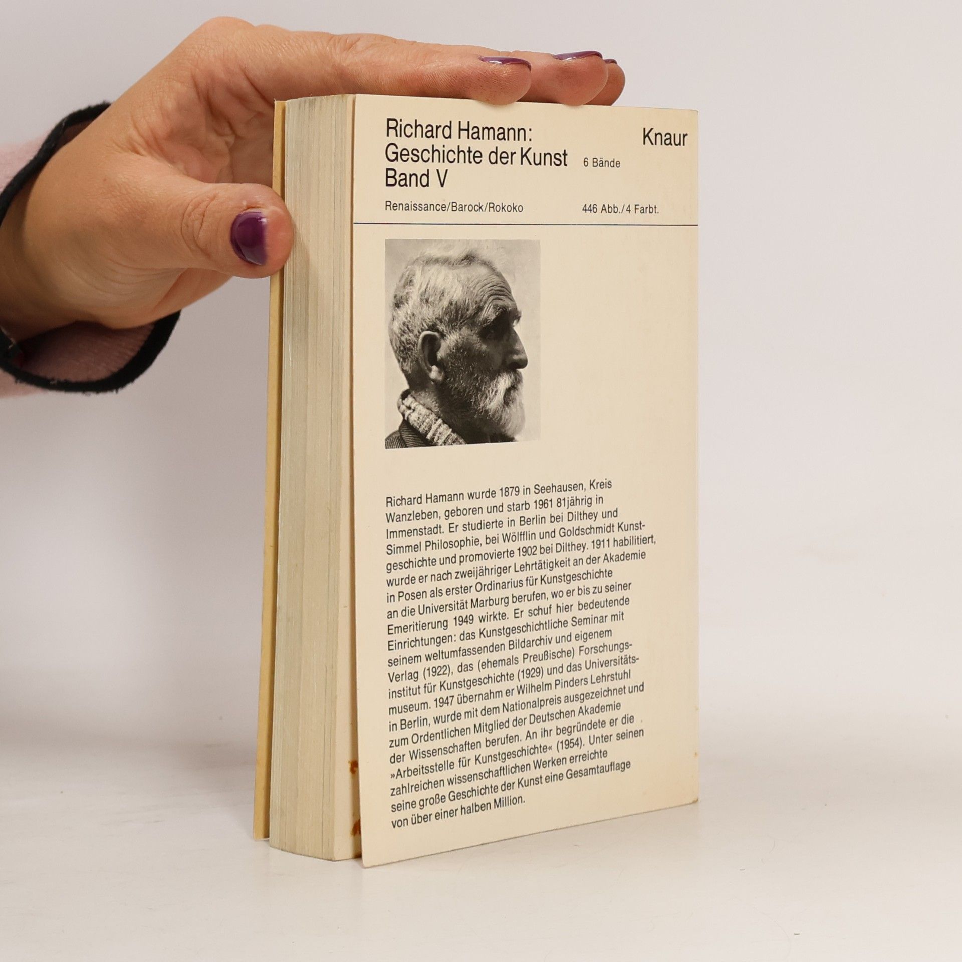 Richard Hamann Geschichte der Kunst V.