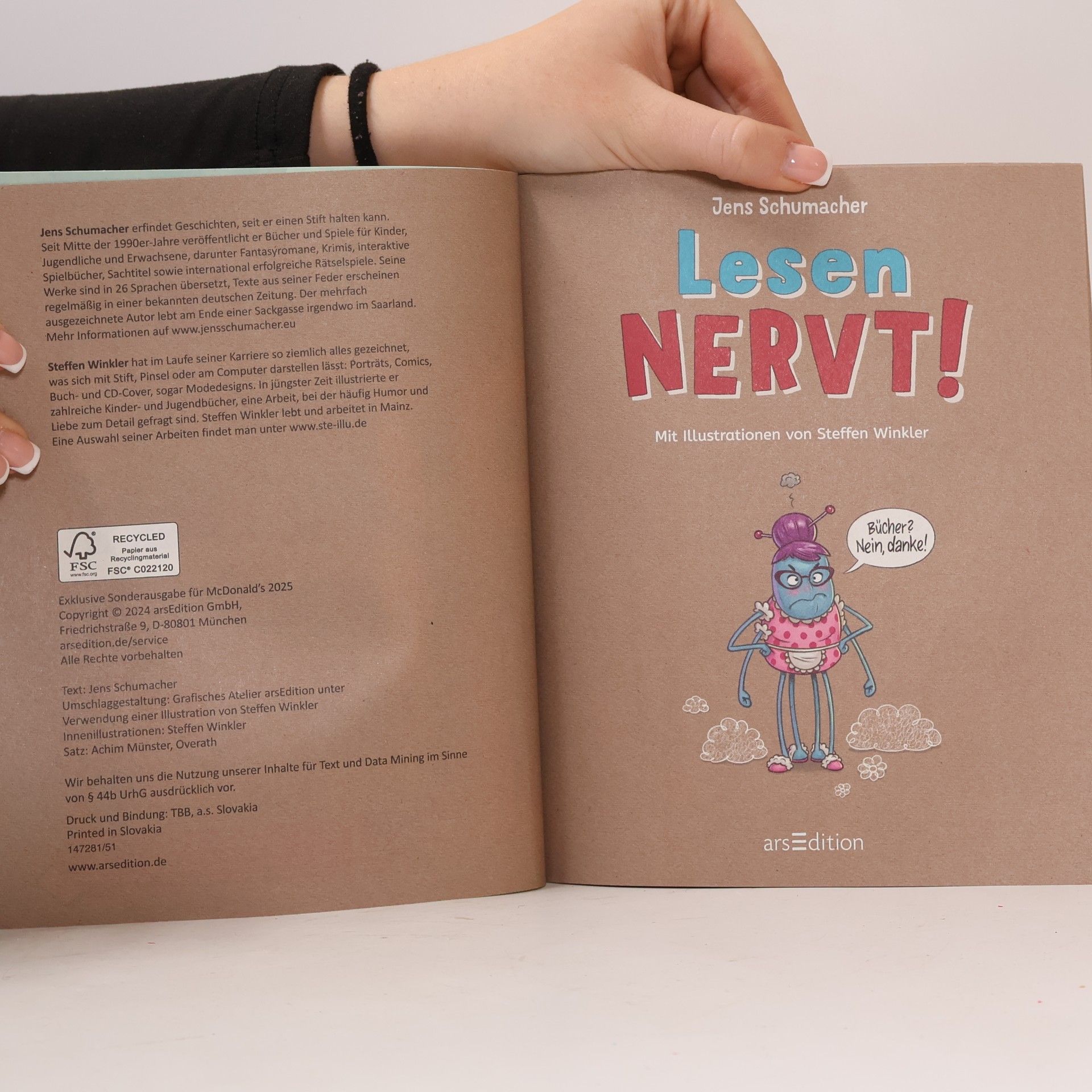 Jens Schumacher Happy Meal. Lesen Nervt!