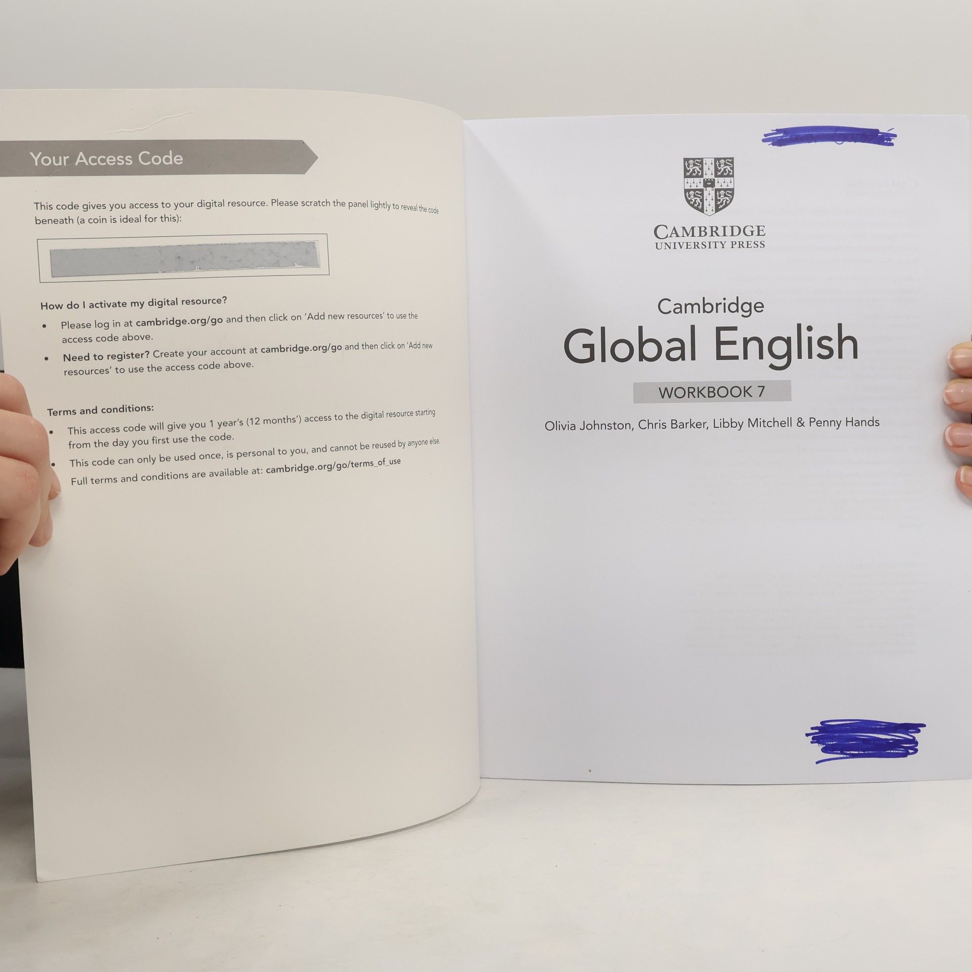 Olivia Johnston Cambridge Global English Workbook 7 With Digital Access (1 Year) - Second Edition