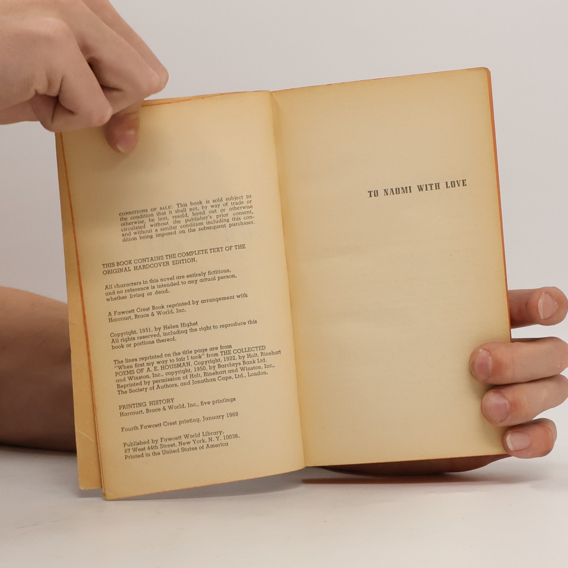 Helen MacInnes Neither Five Nor Three