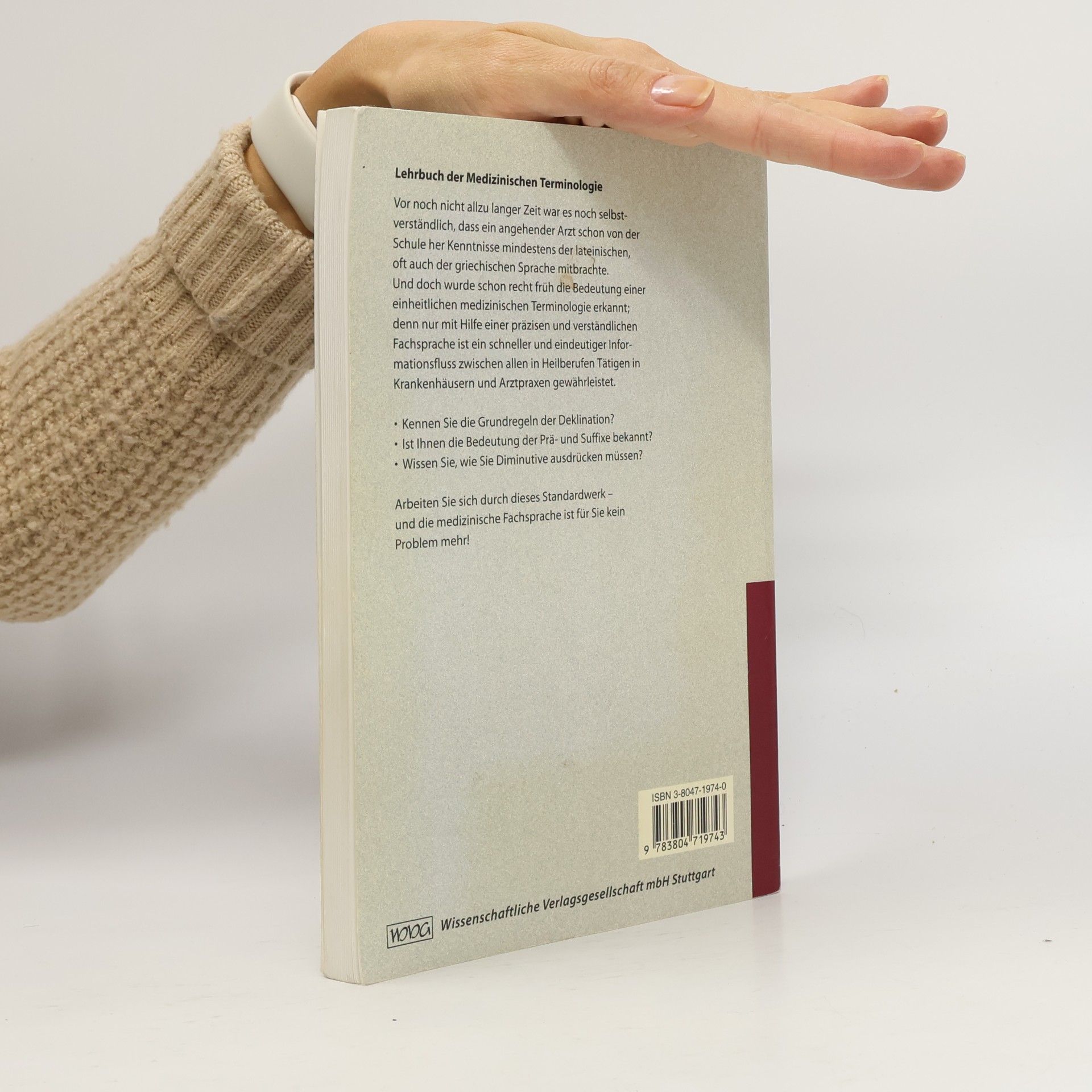 Axel Hinrich Murken Lehrbuch der medizinischen Terminologie