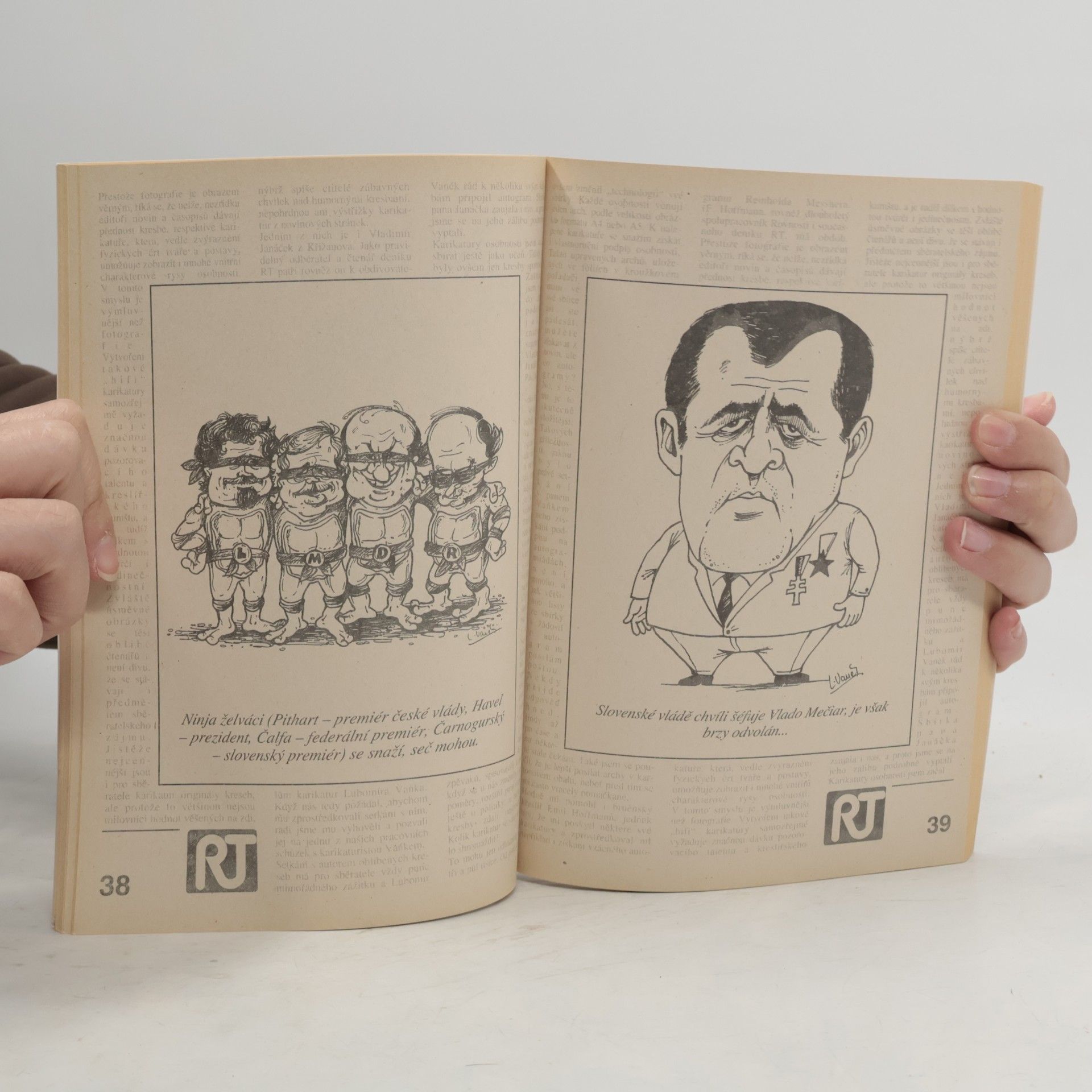 Lubomír Vaněk Od revoluce po rozvod a něco navíc v karikaturách Lubomíra Vaňka