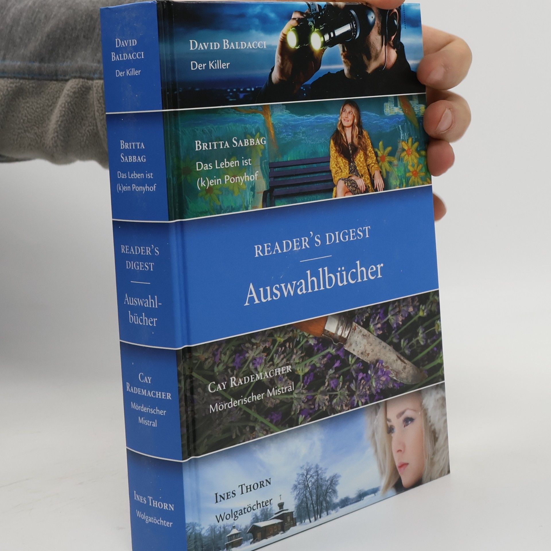 Reader´s Digest Auswahlbücher. Der Killer. Das Leben ist (k)ein Ponyhof. Mörderischer Mistral. Wolgatöchter