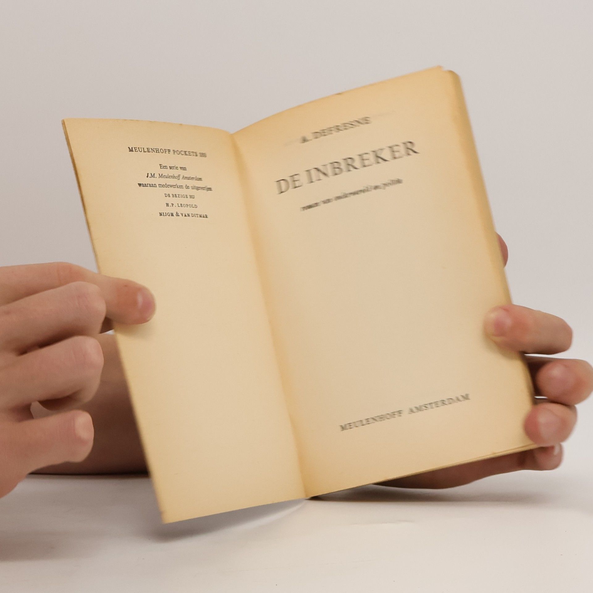 A. Defresne  De inbreker