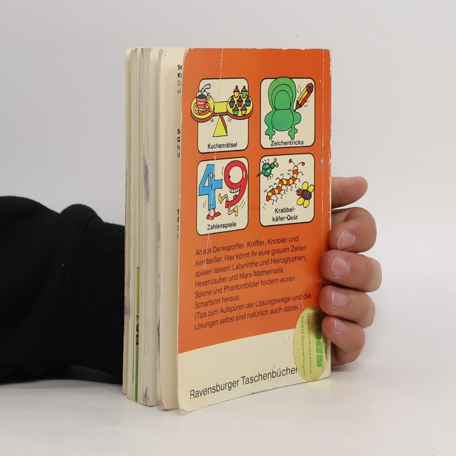 Graham Round Das grosse, bunte, lustige Rätsel-Knobel-Denkspiel-Buch