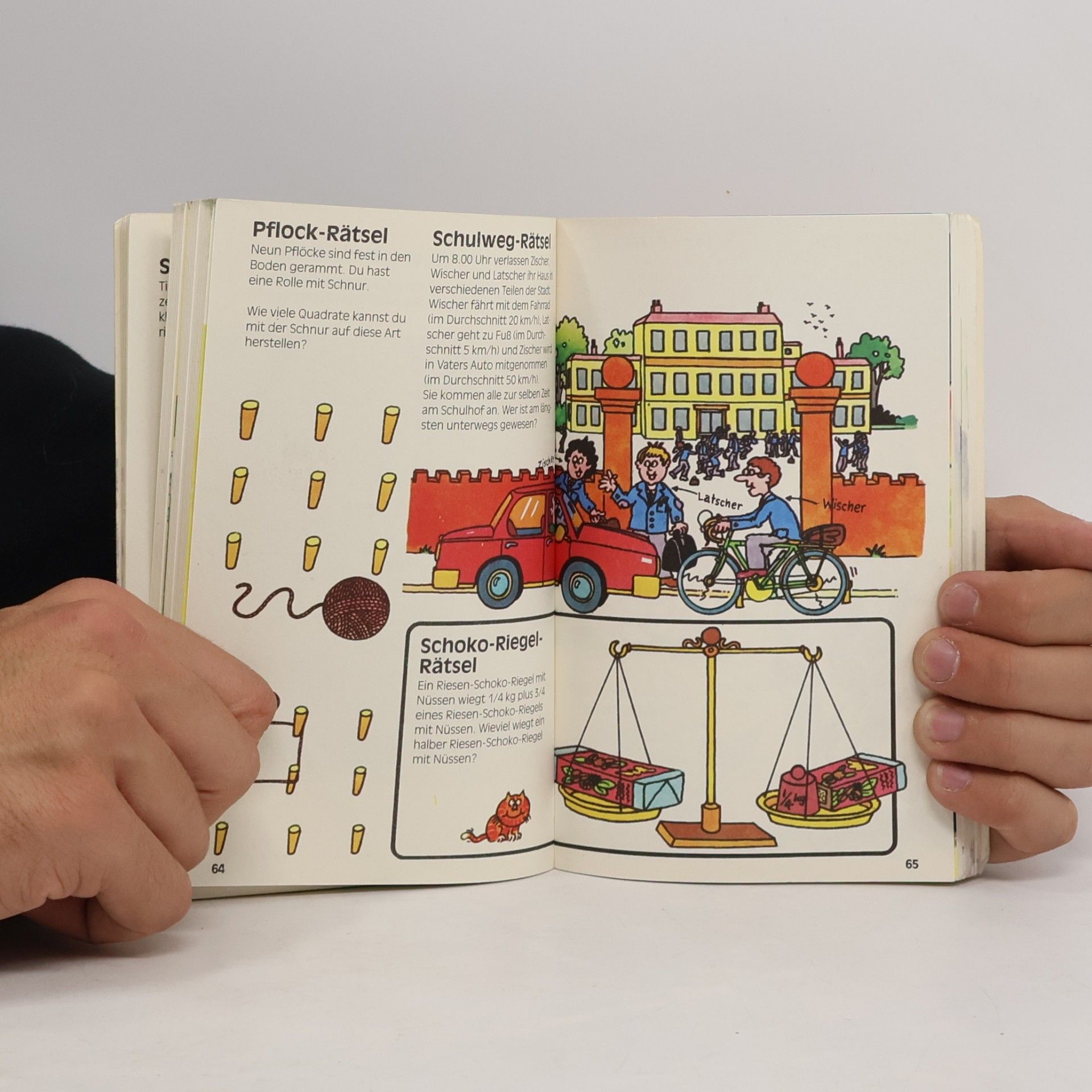 Graham Round Das grosse, bunte, lustige Rätsel-Knobel-Denkspiel-Buch