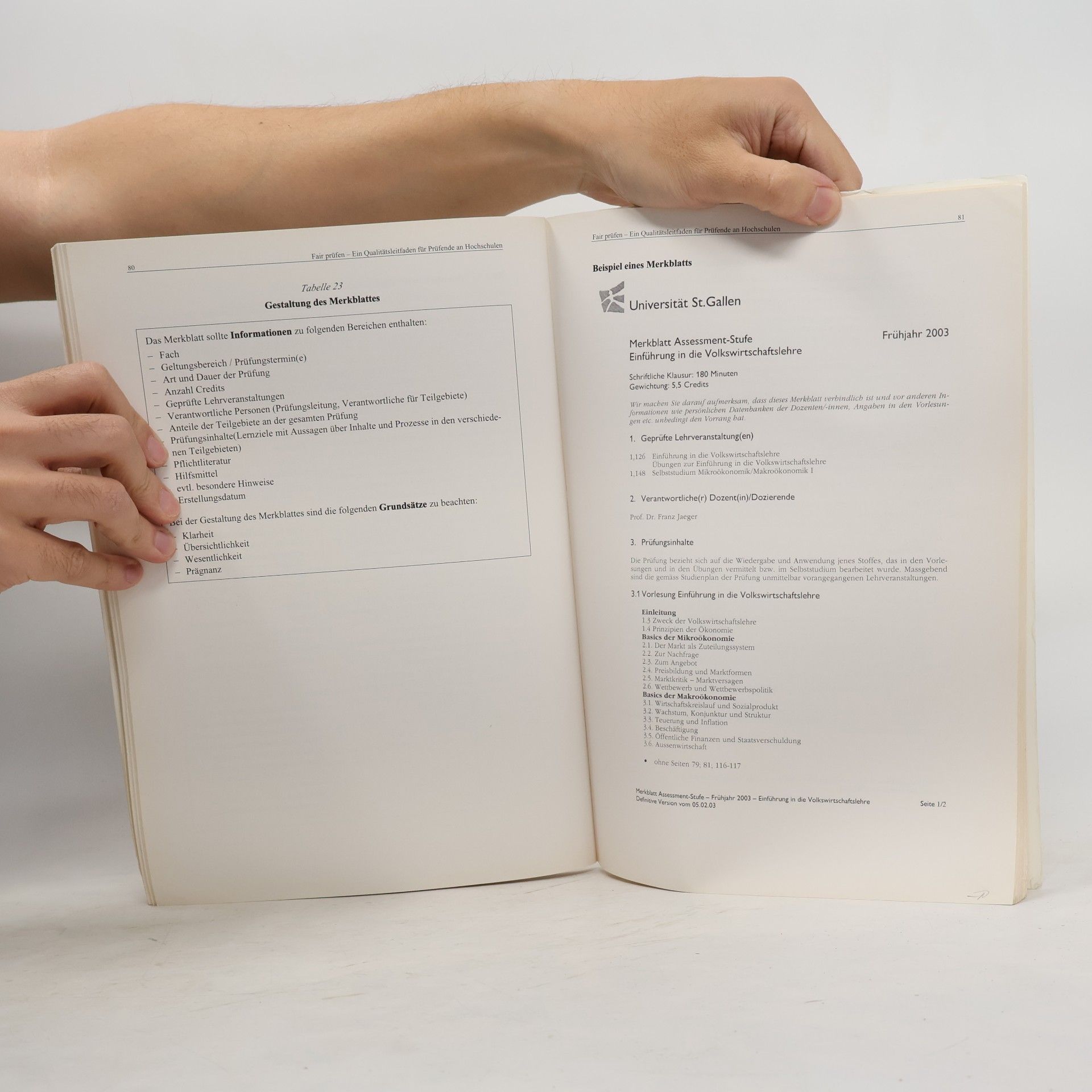 Christoph Metzger Fair prüfen