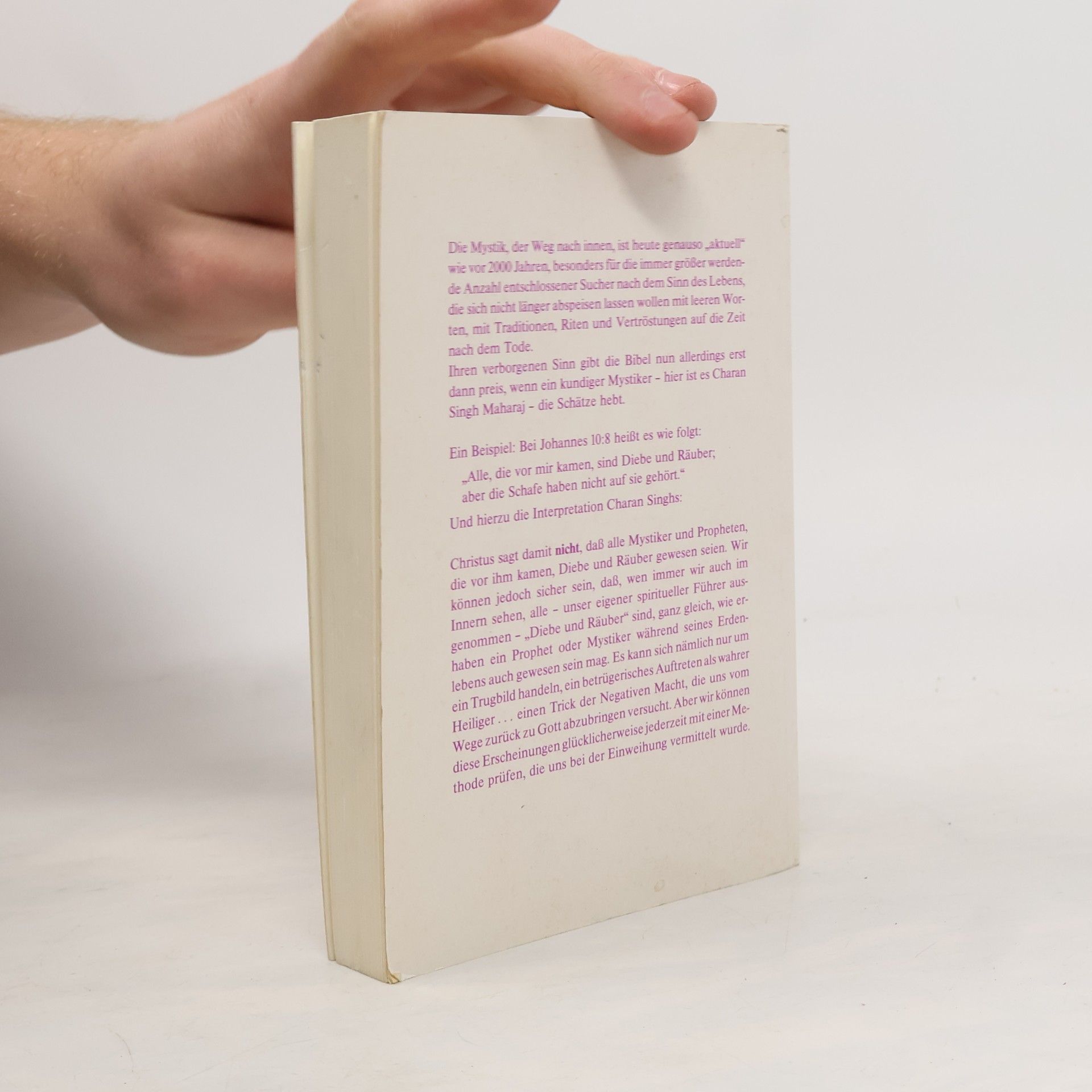 Charan Singh Die Mystik des Johannes-Evangeliums