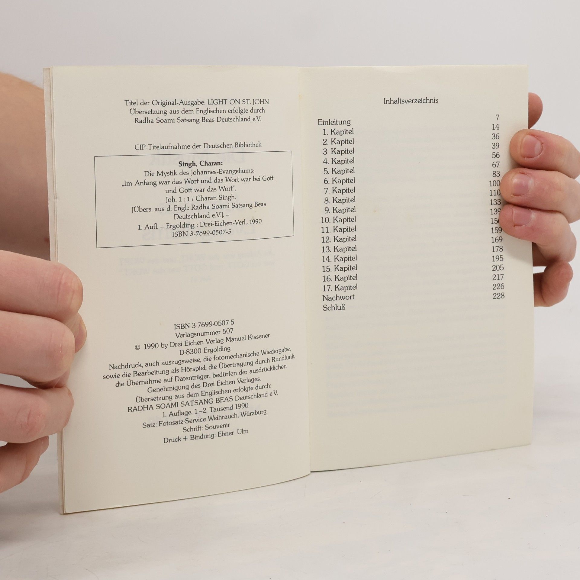 Charan Singh Die Mystik des Johannes-Evangeliums
