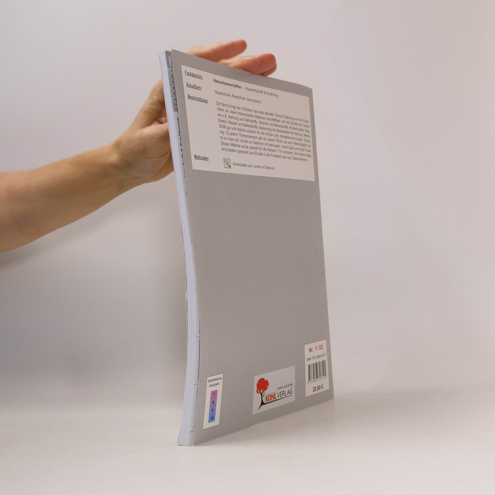 Christine Schlote Ernährungslehre an Stationen