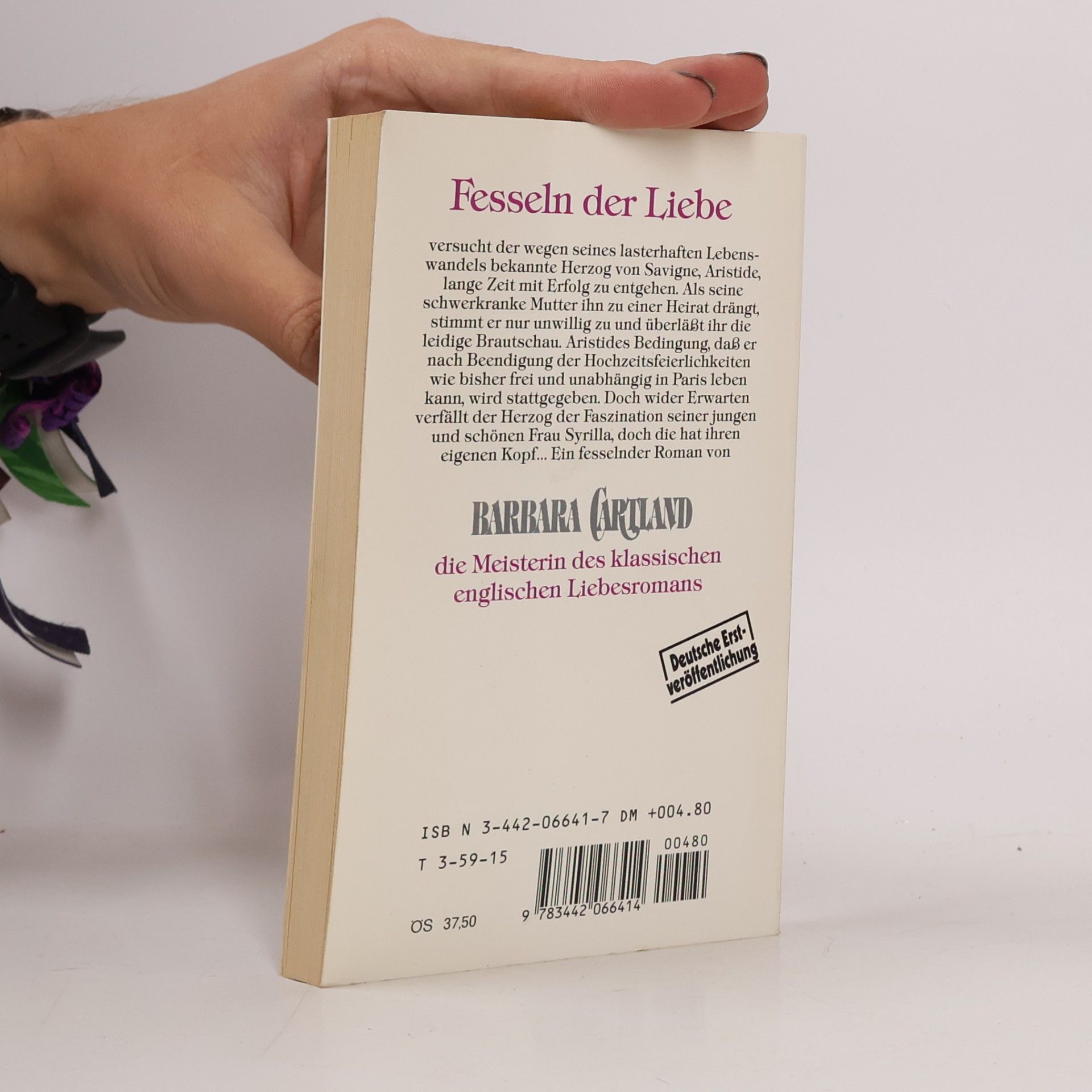 Barbara Cartland Fesseln der Liebe