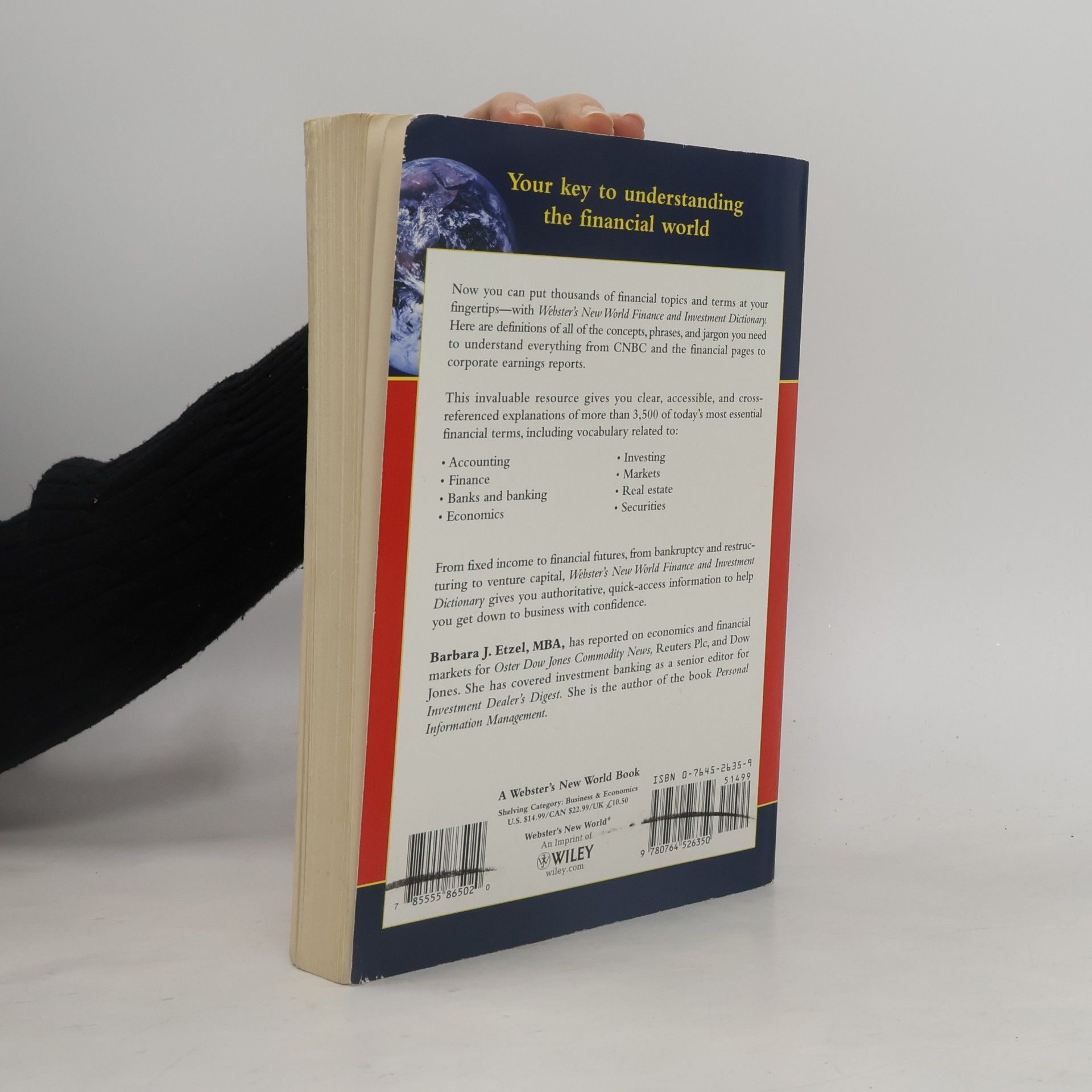 Barbara J. Etzel Webster's New World: Finance and Investment Dictionary