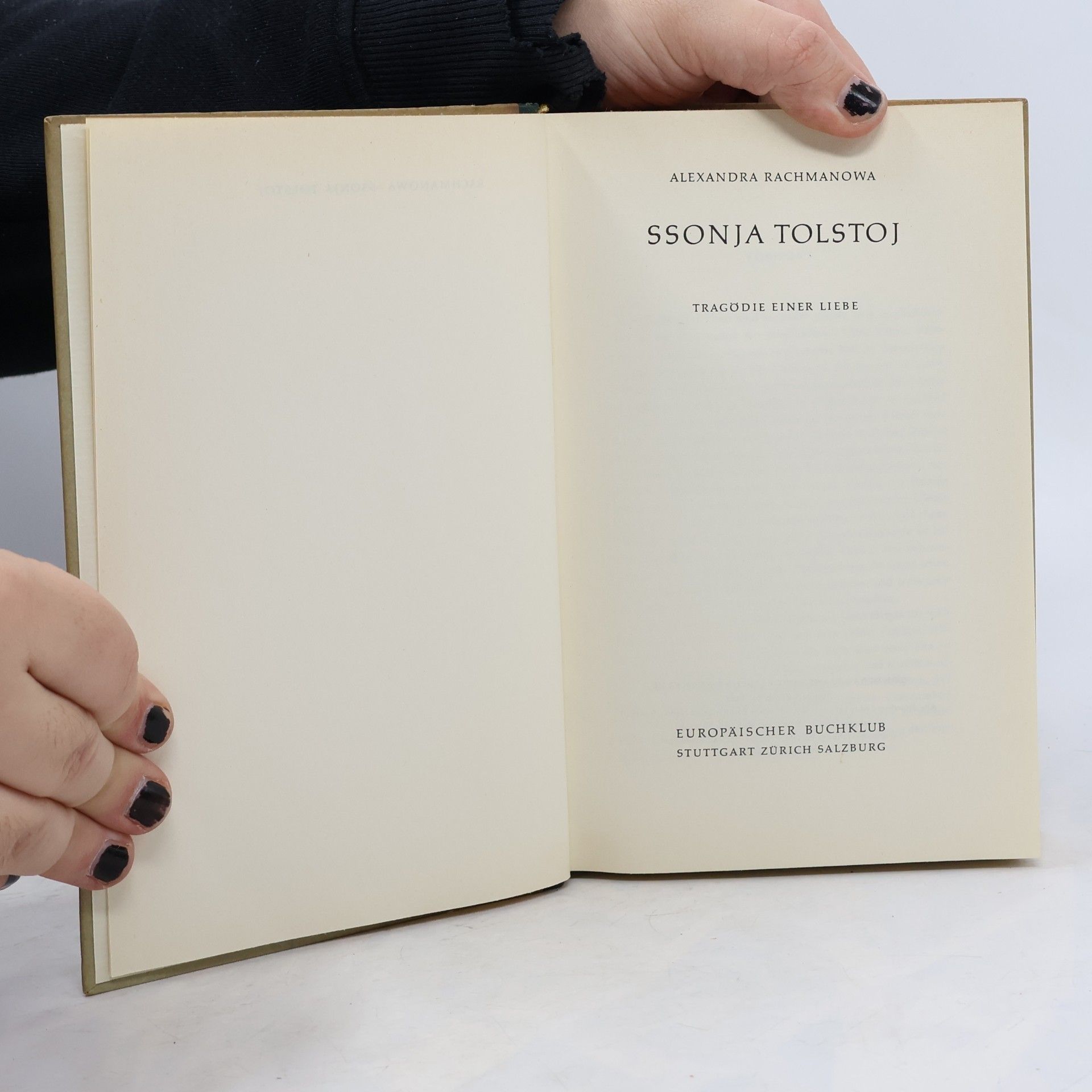Alexandra Rachmanowa Ssonja Tolstoj