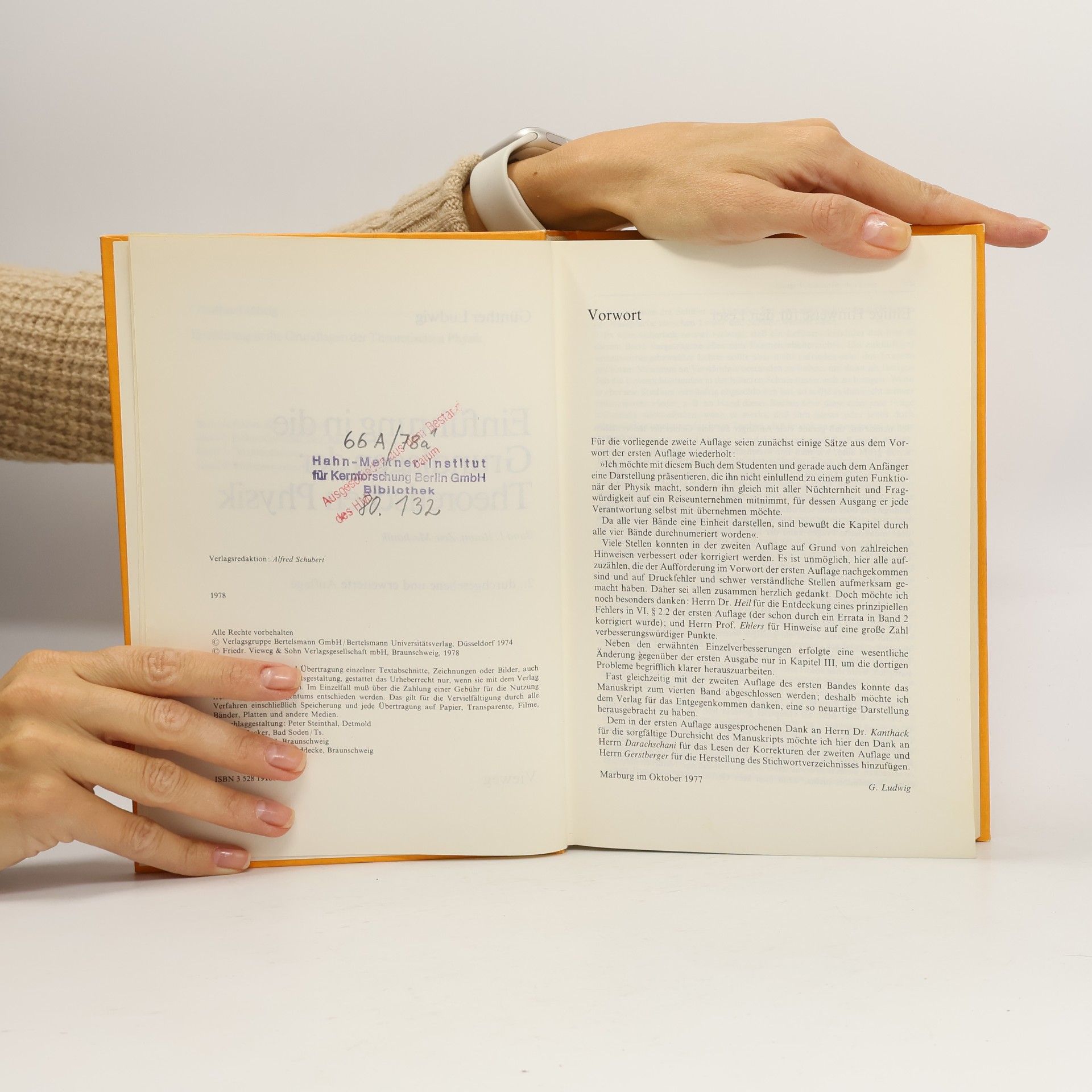 Günther Ludwig Einführung in die Grundlagen der Theoretischen Physik 1