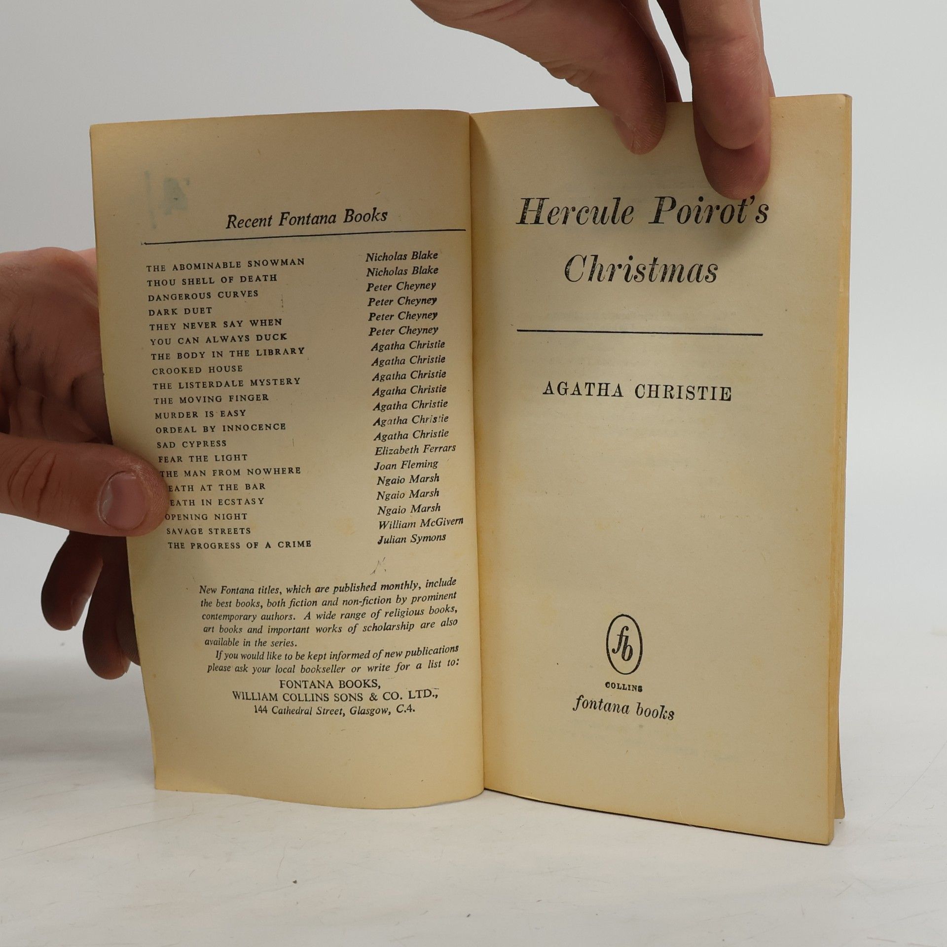 Agatha Christie Hercule Poirot's Christmas