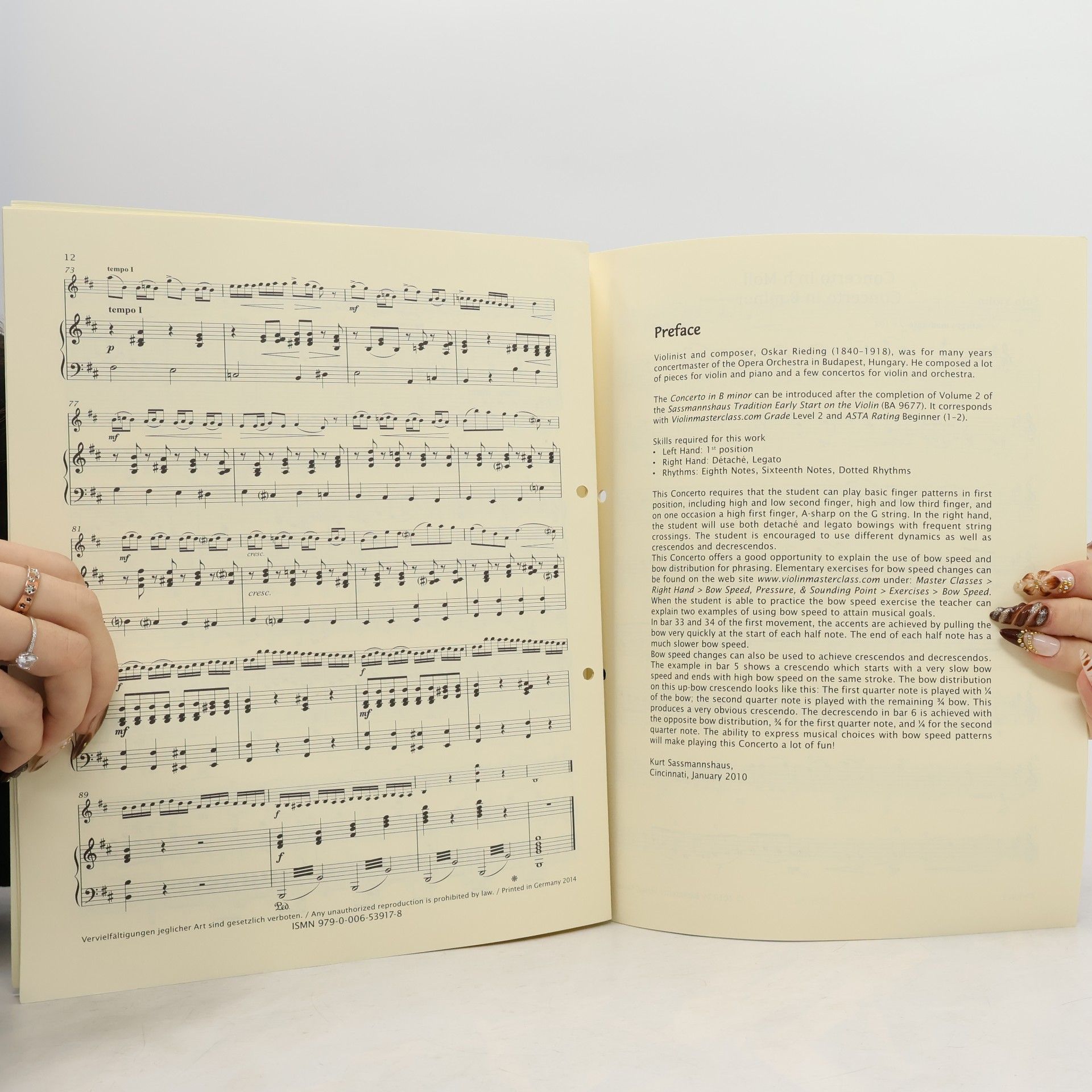 Oskar Rieding Concerto in B Minor