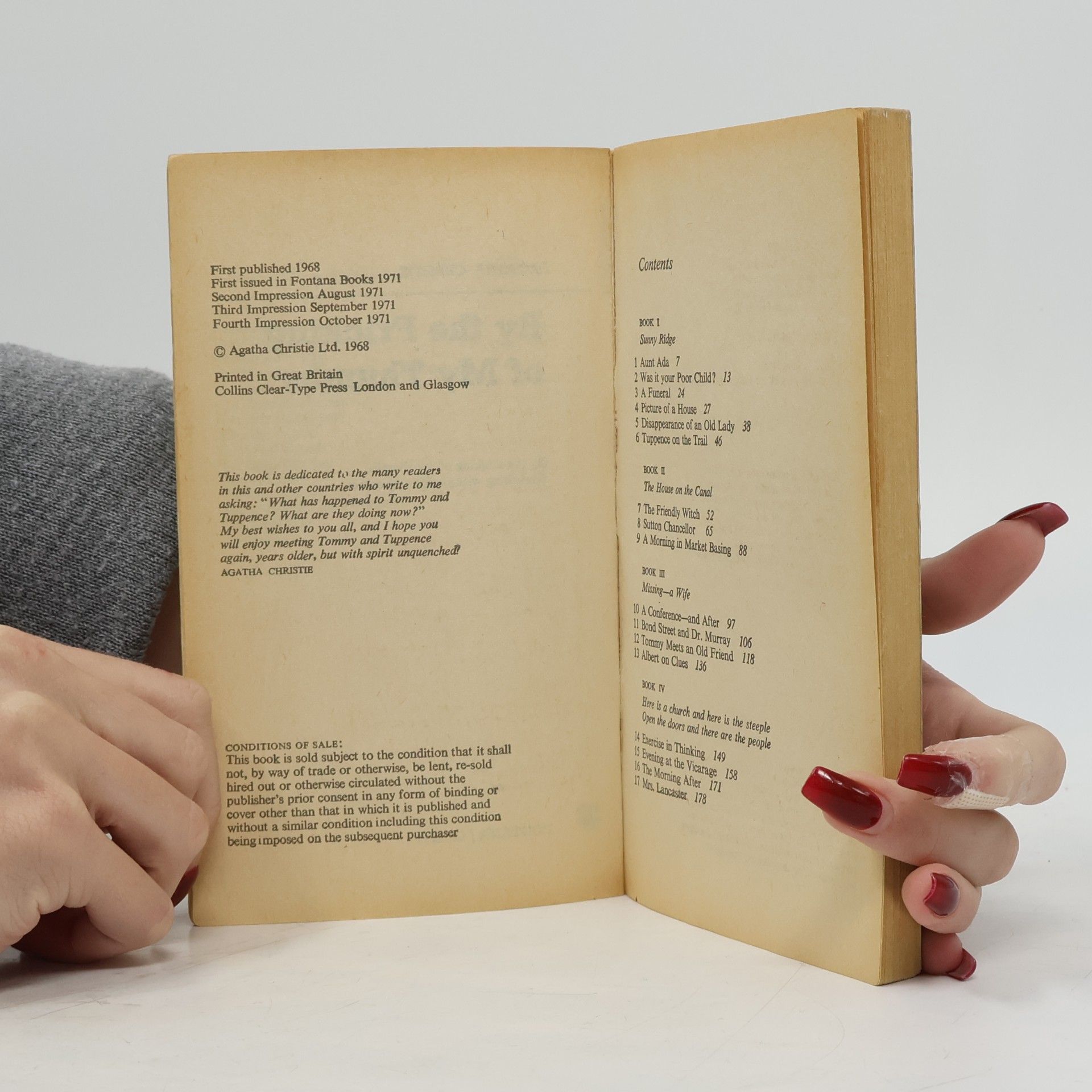 Agatha Christie By the Pricking of My Thumbs