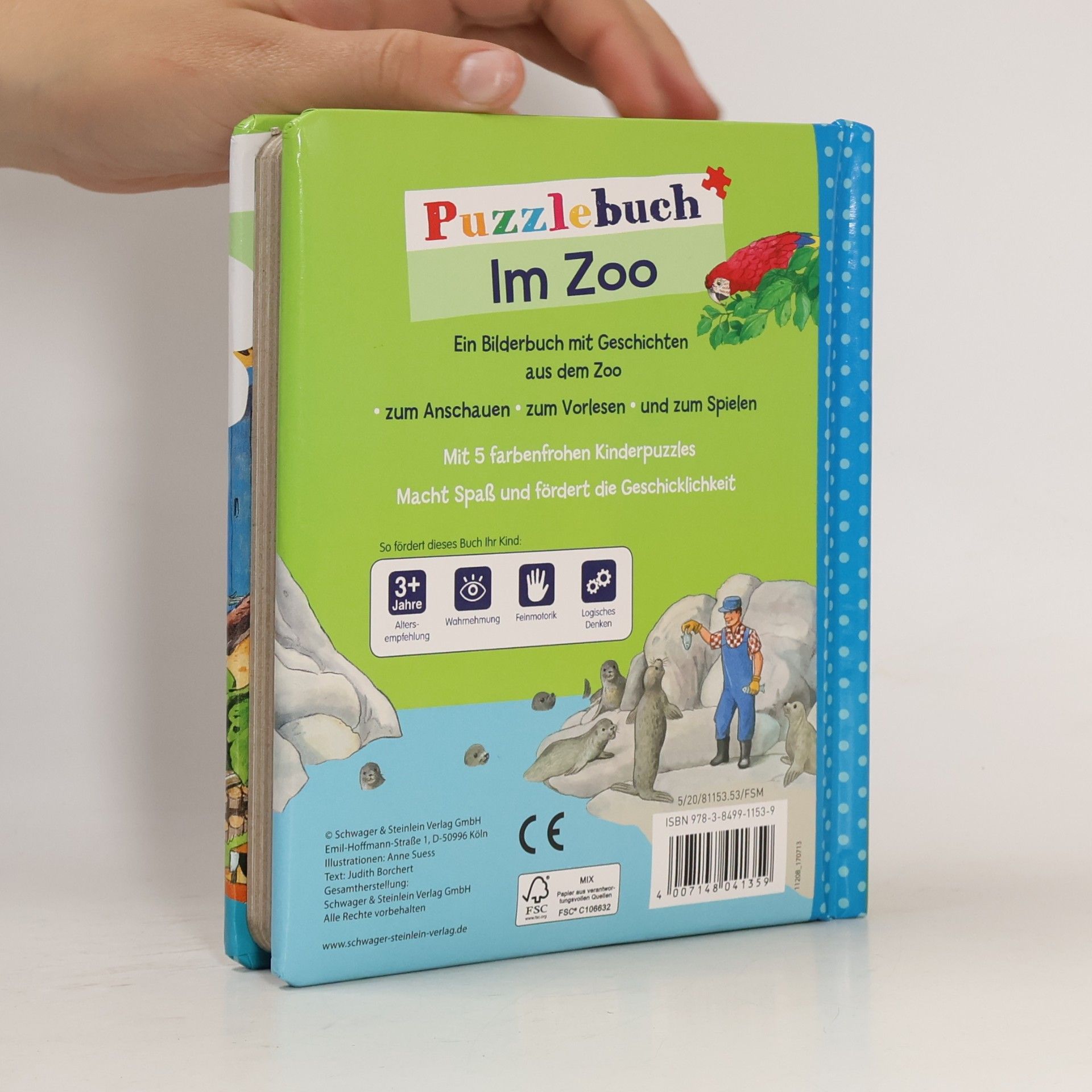 Anne Suess Puzzlebuch - im Zoo