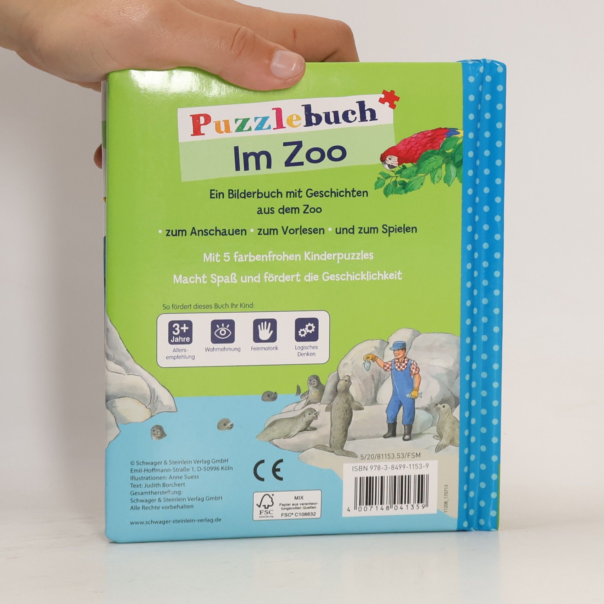 Anne Suess Puzzlebuch - im Zoo