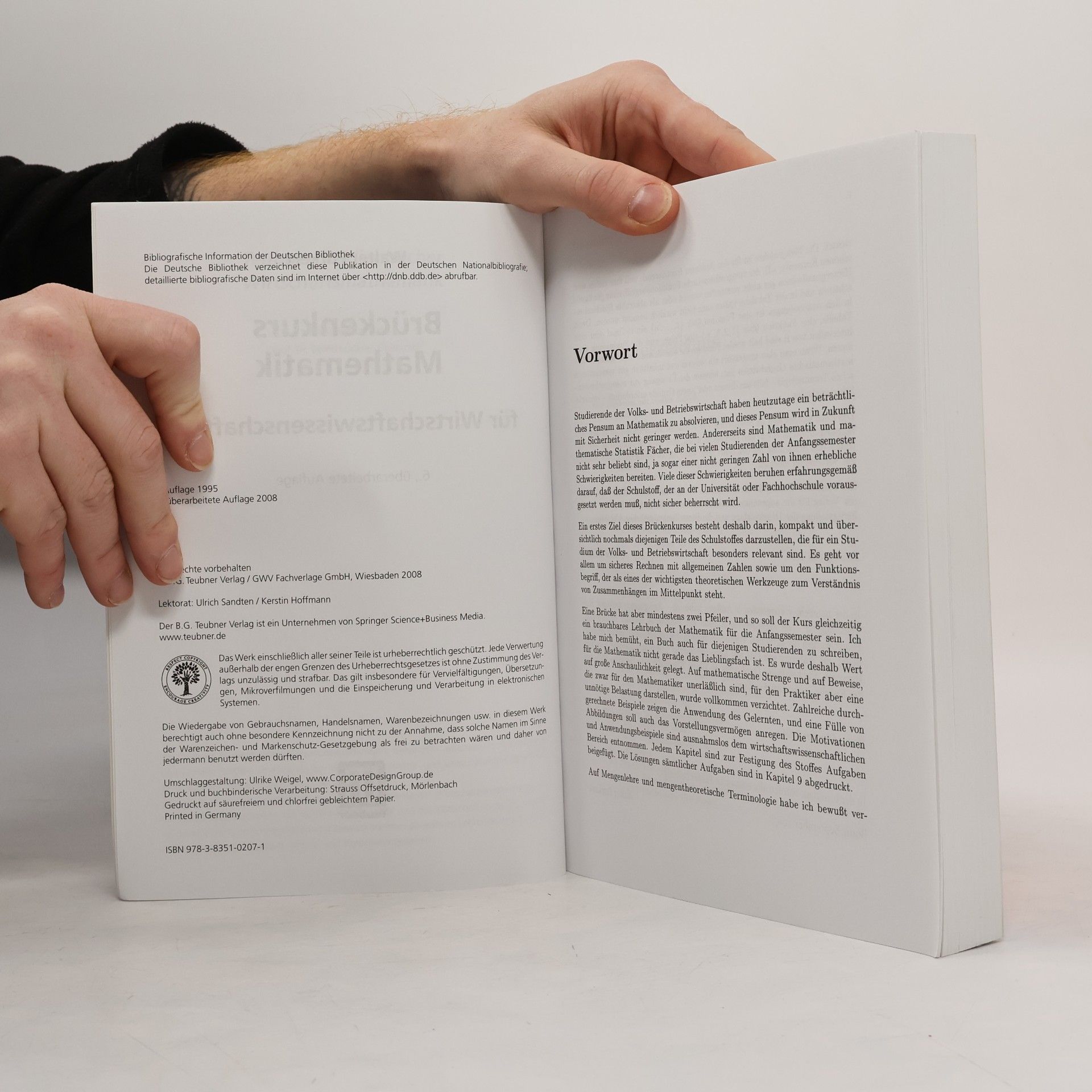 Walter Purkert Brückenkurs Mathematik