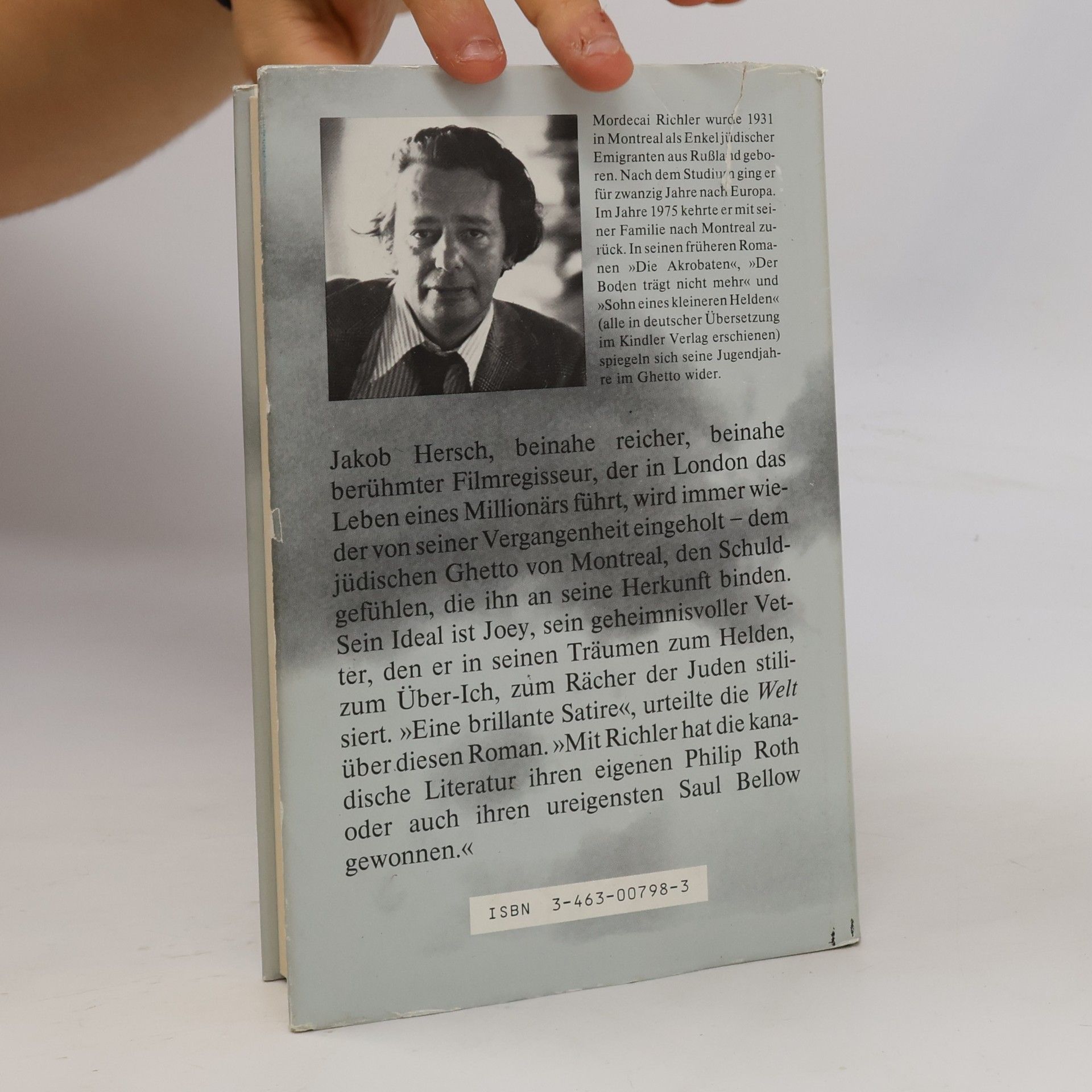 Mordecai Richler Der Traum des Jacob Hersch
