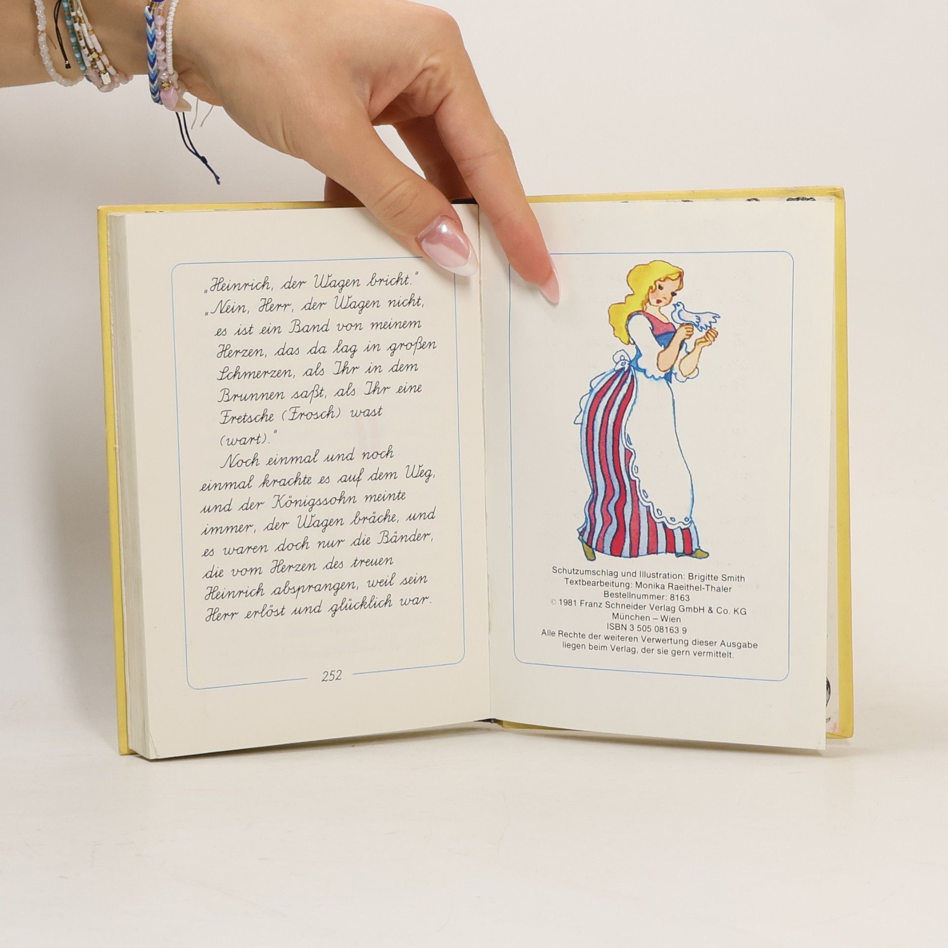 bratři Grimmové Grimms Märchen in Schreibschrift