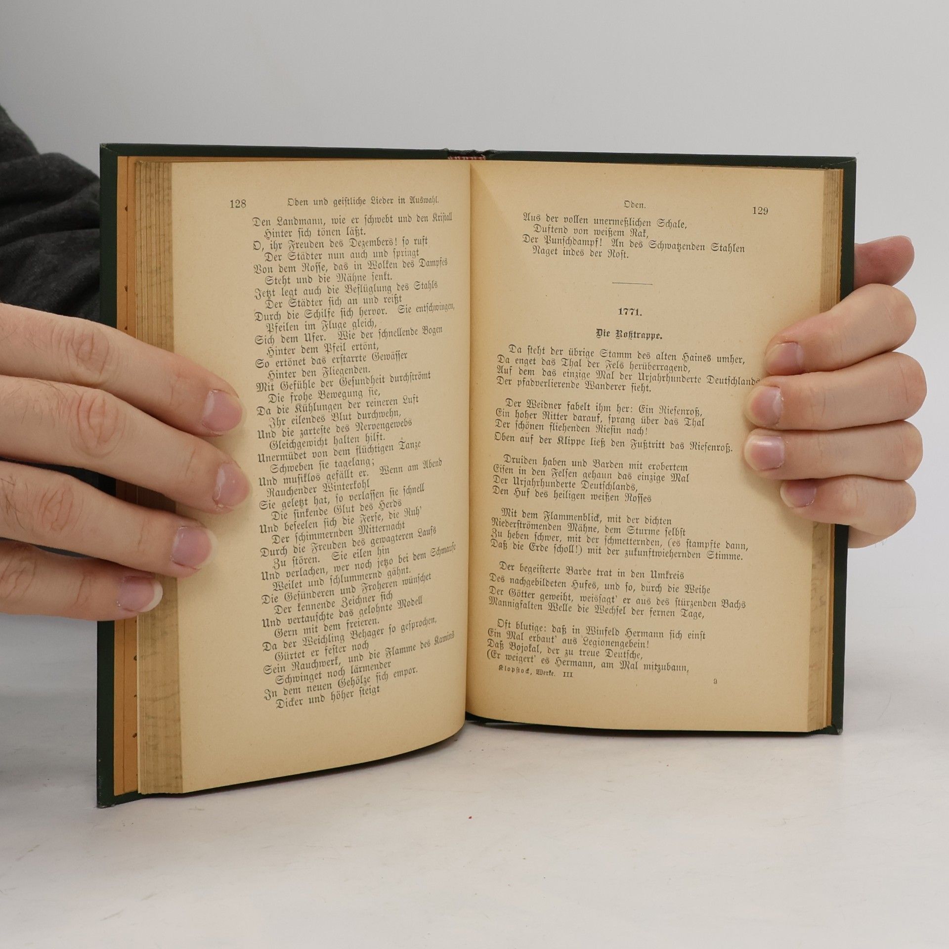 Franz Muncker Klopstocks gesammelte Werke, Band 3