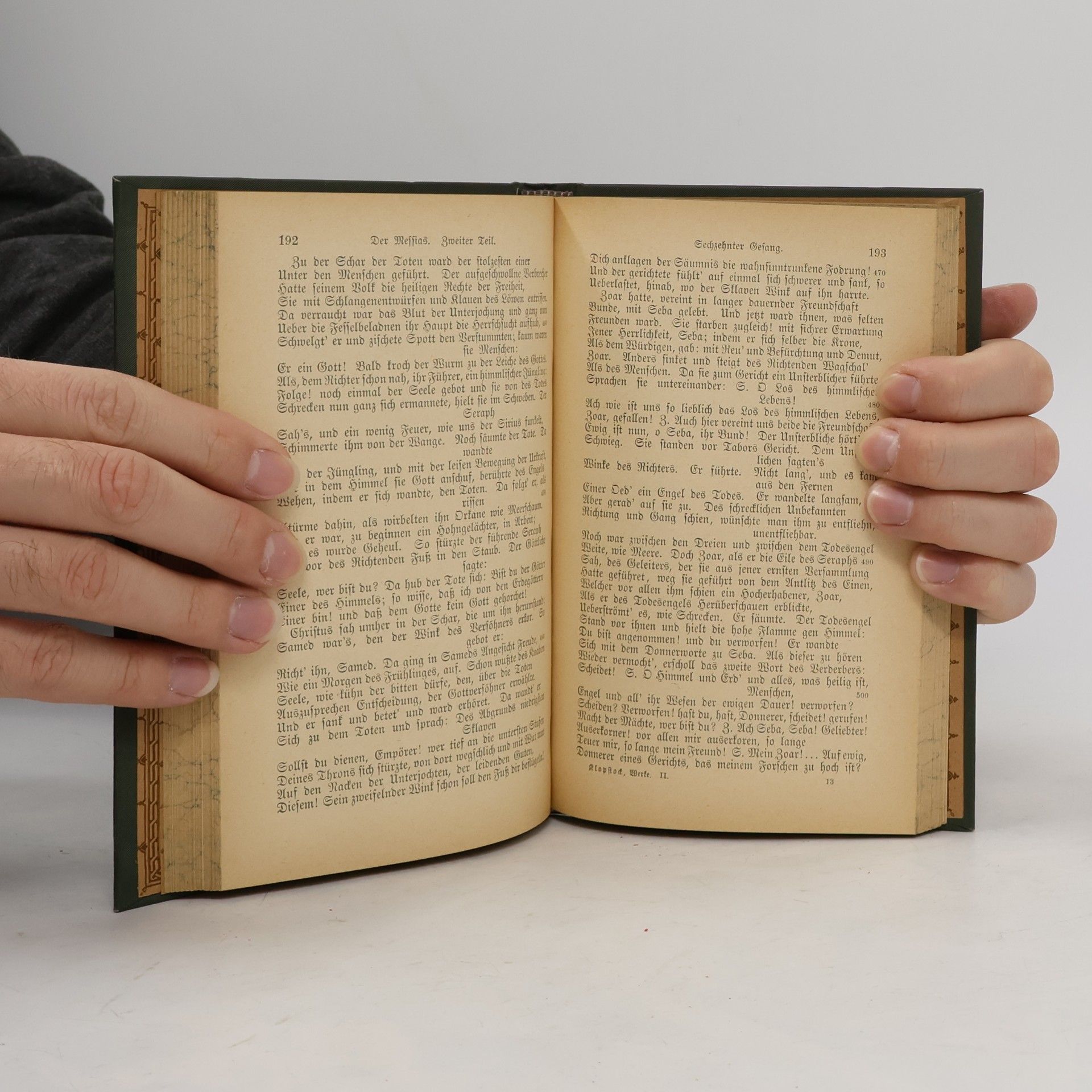 Friedrich Gottlieb Klopstock Klopstocks gesammelte Werke 2. Band