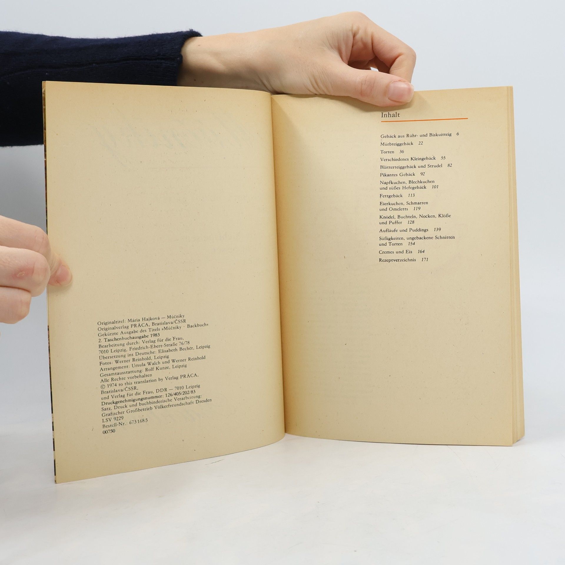 Mária Hajková Múčniky. Backbuch